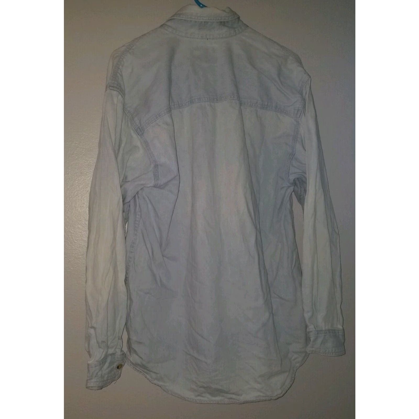 NASCAR VINTAGE All Sport Nascar Jeff Gordon Embellished Denim Button Down Long Sleeve Shirt Mens M Blue 90s Size US M / EU 48-50 / 2 - 2 Thumbnail