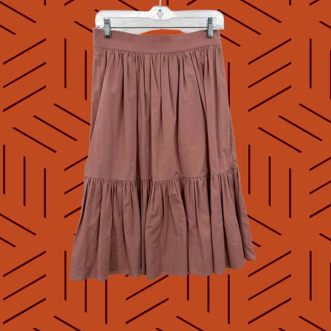 Vintage Soler Pink Size Small A Line Skirt Pre-Owned Size 28" / US 6 / IT 42 - 1 Thumbnail