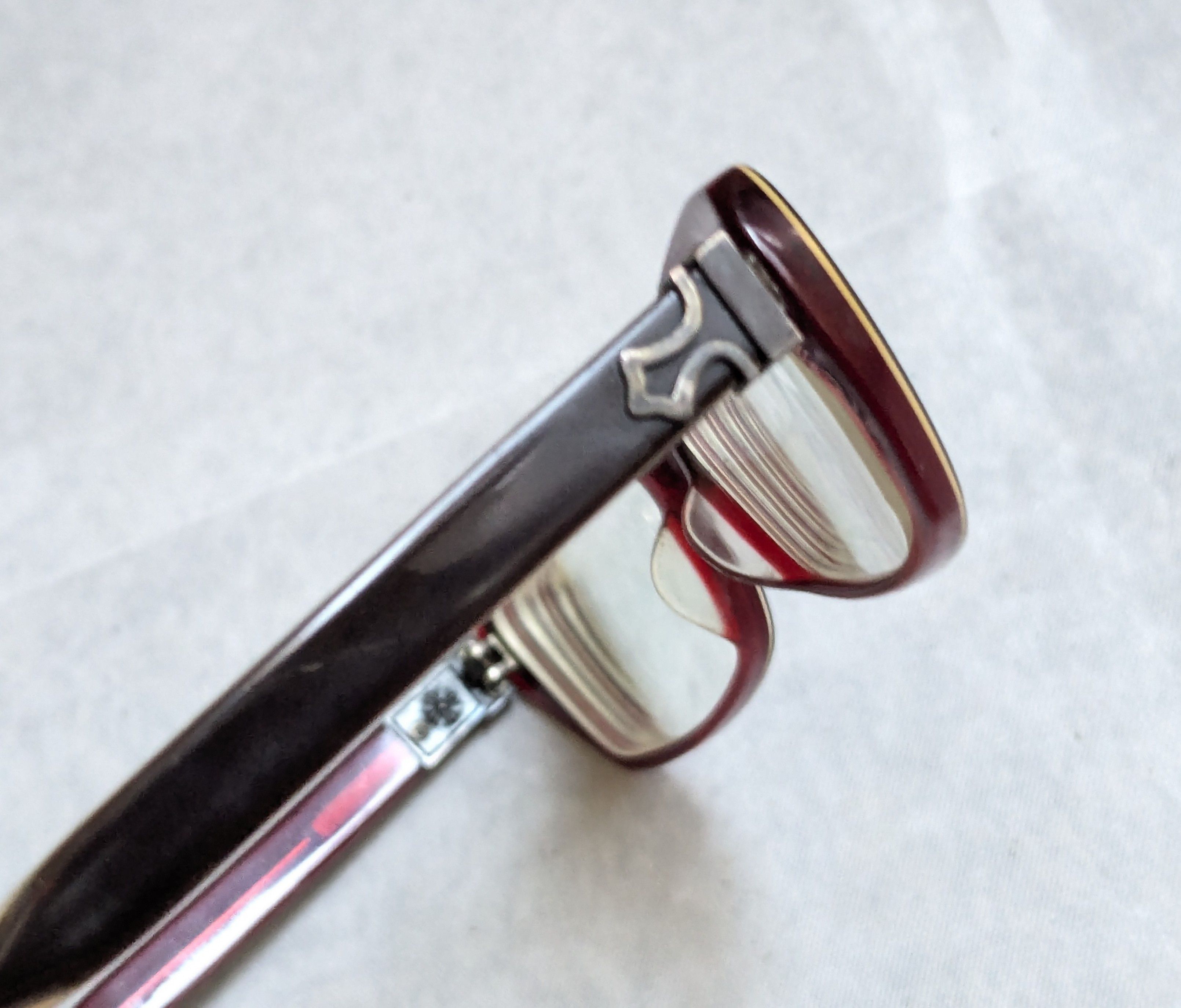 Chrome Hearts Chrome Hearts Venus Eyeglasses Black Red Rectangle Size ONE SIZE - 7 Thumbnail