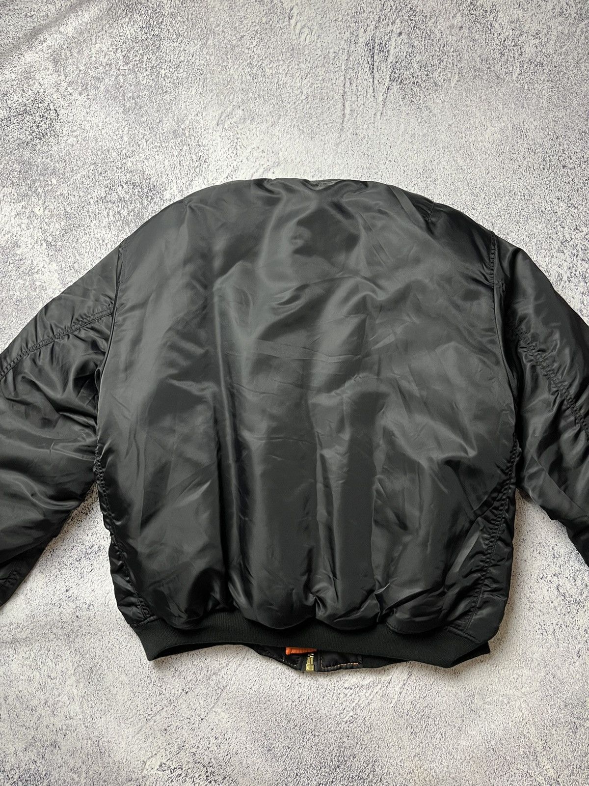 Vintage Vintage Black Reversible Bomber Jacket MA1 Size US XL / EU 56 / 4 - 18 Thumbnail