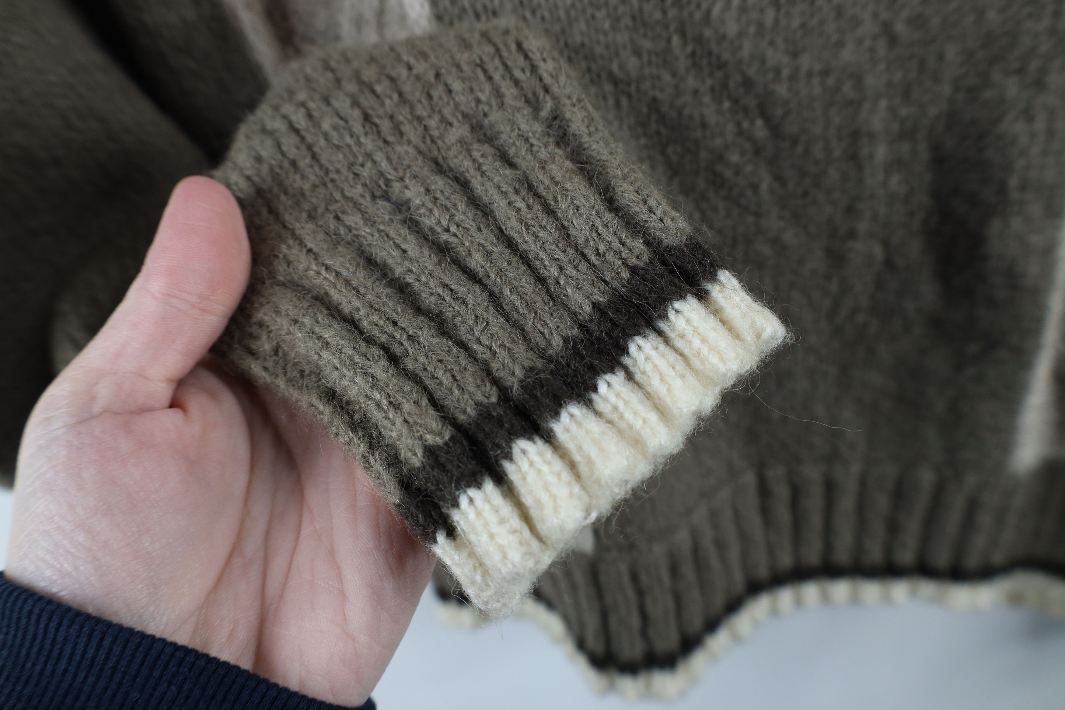 Vintage Vintage 90s Streetwear Wool Blend Knit Snowflake Sweater Size M / US 6-8 / IT 42-44 - 7 Thumbnail