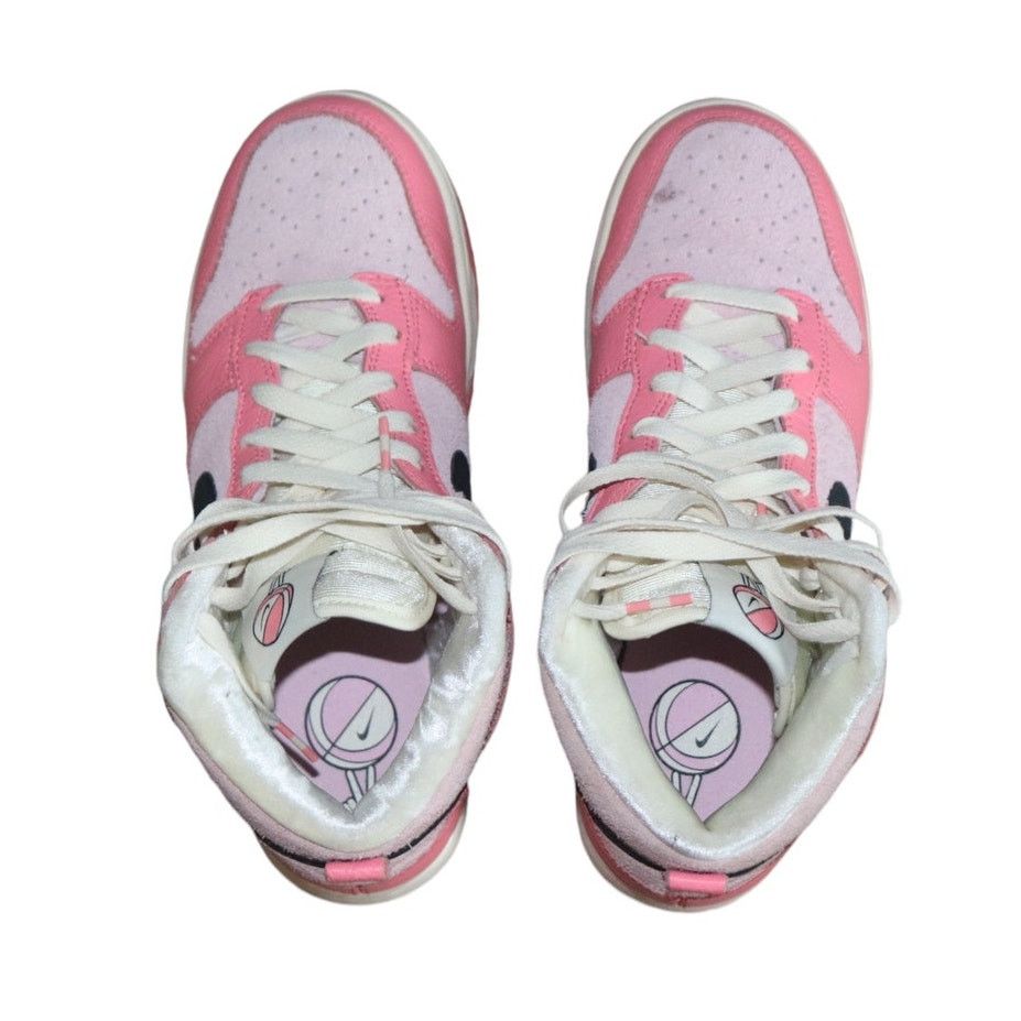 Nike Nike Women’s Dunk High Hoops Pack Pink Size 8.5 DX3359-600 Size US 8.5 / IT 38.5 - 4 Thumbnail