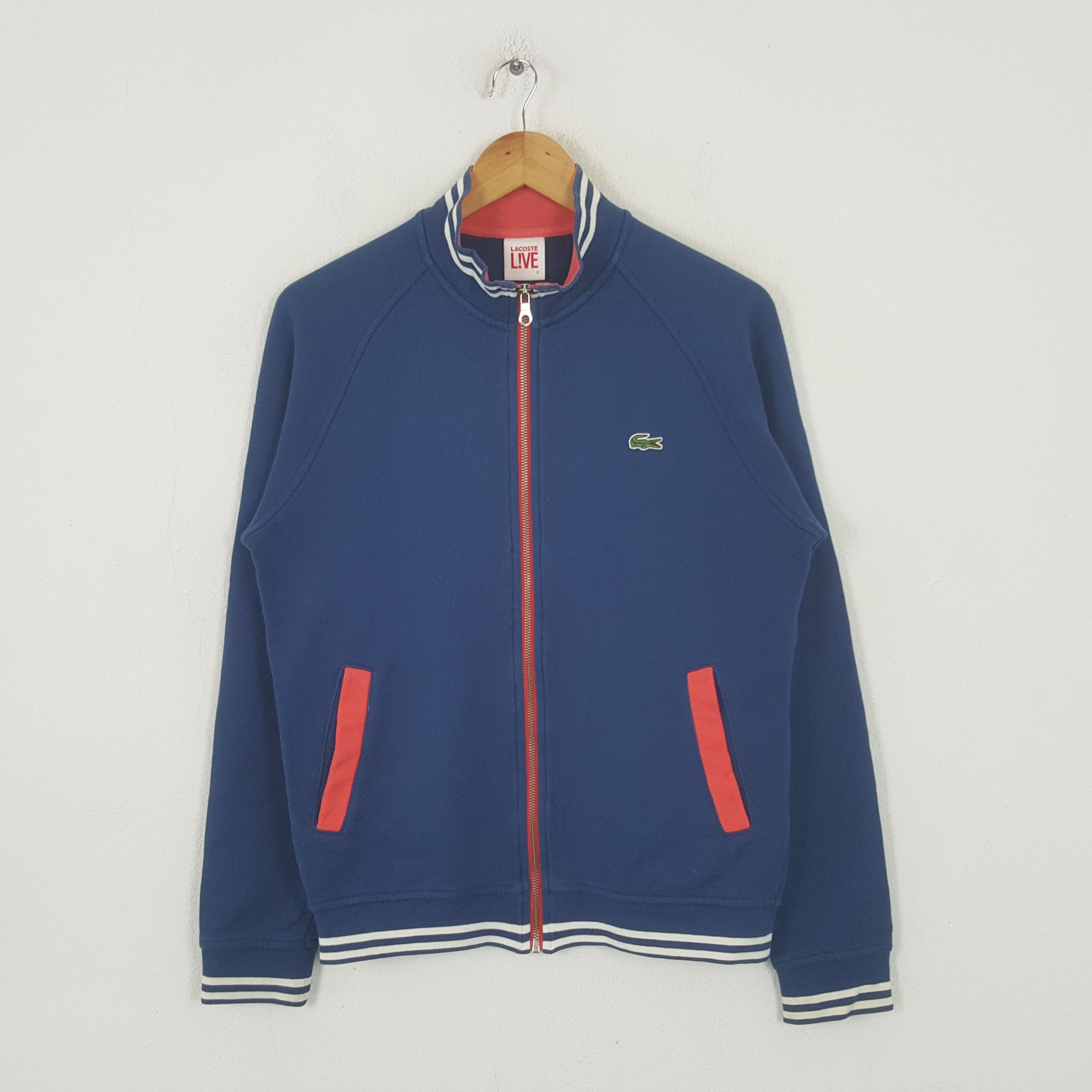 Vintage Lacoste Live Sports Sweater Jacket RR12