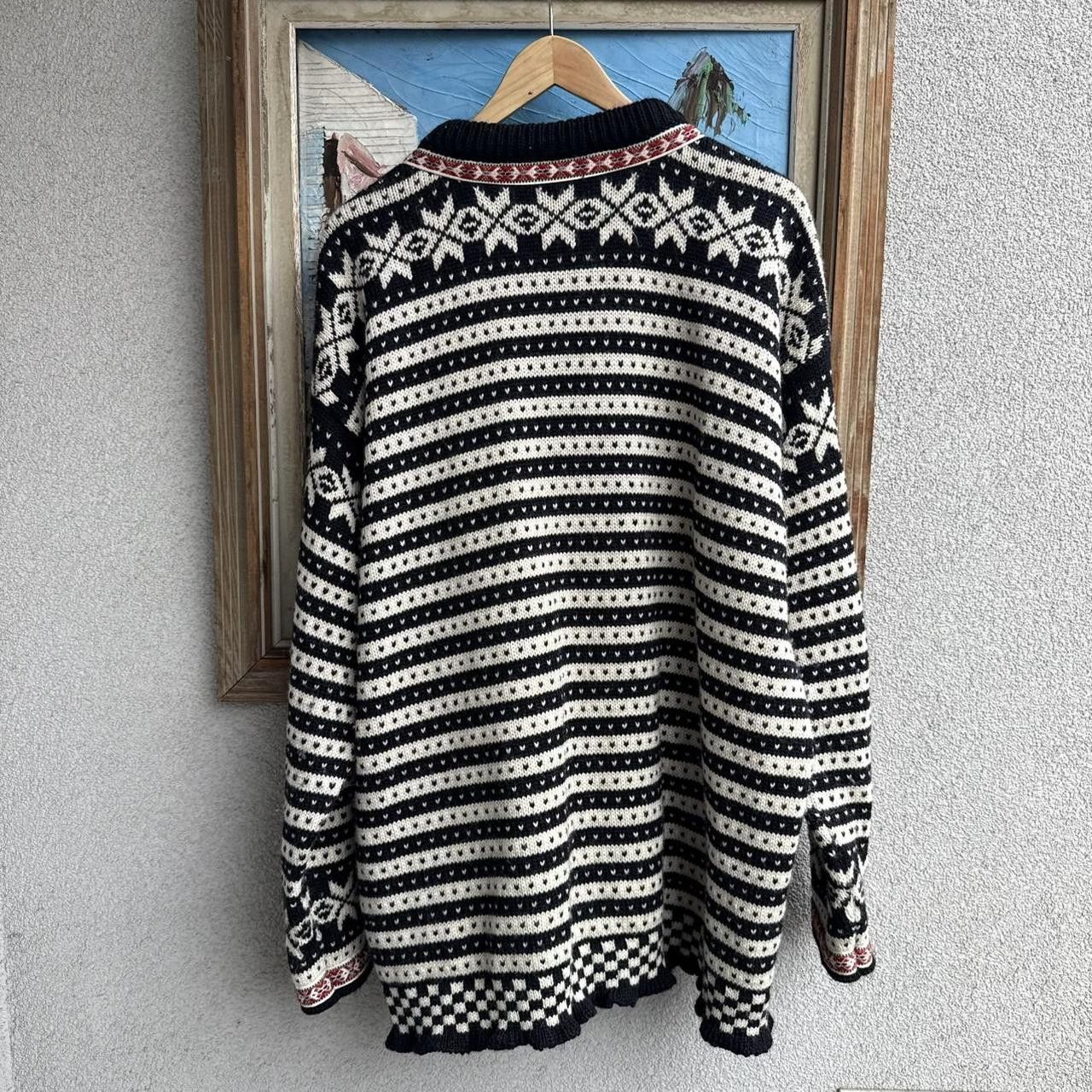 Dale Of Norway Dale of Norway Pure Wool Jumper Black Knitted Size US XL / EU 56 / 4 - 2 Thumbnail