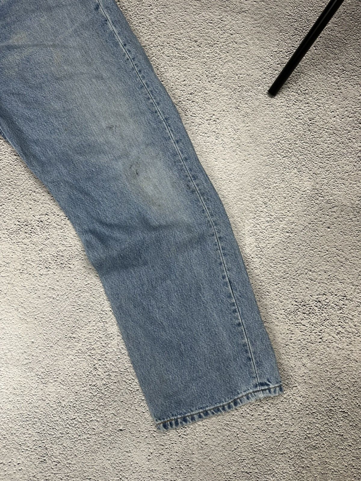 Levi's Vintage Clothing Vintage Levis 501 Washed Denim Blue Jeans 90s Rare Bootcut Size US 38 / EU 54 - 8 Thumbnail