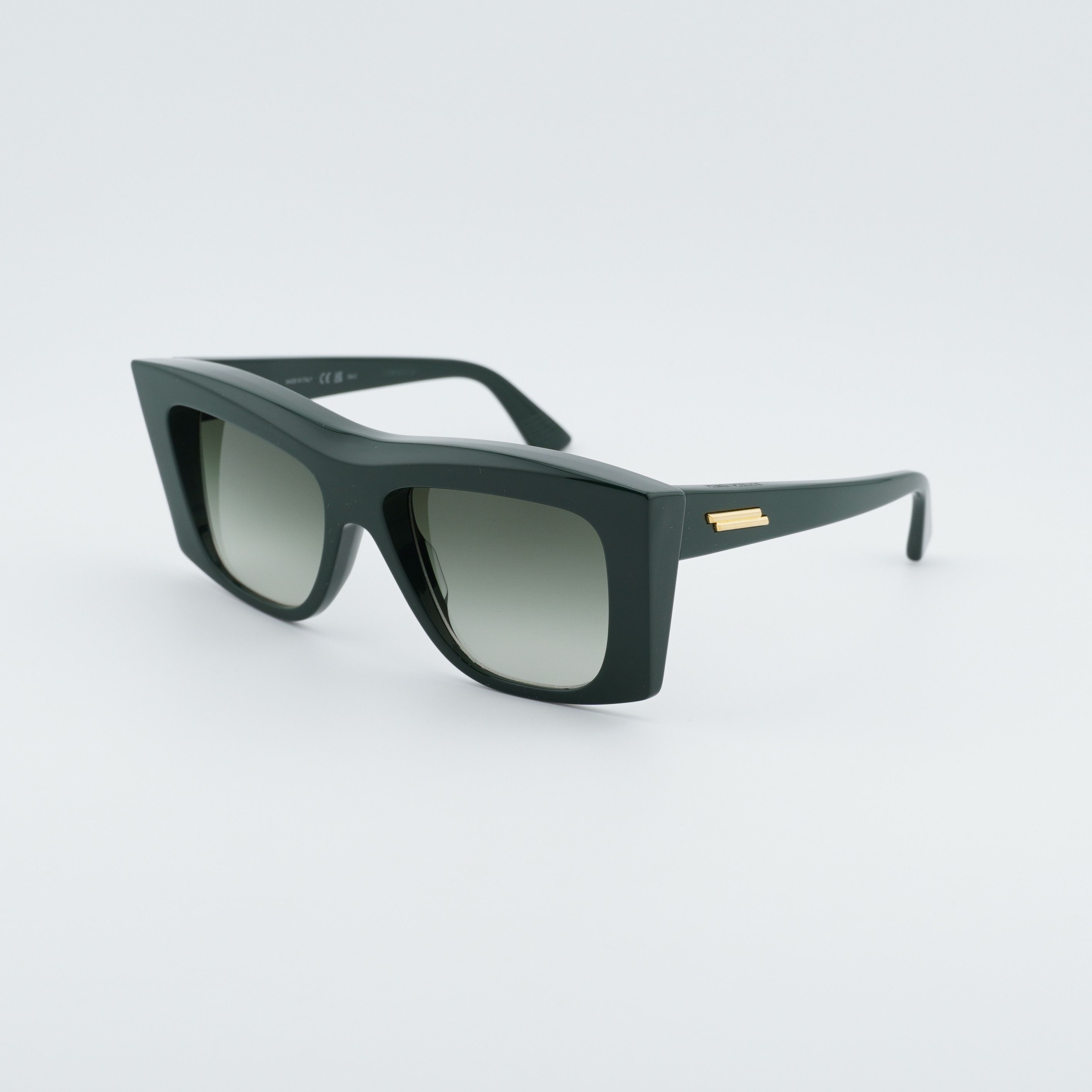 Bottega Veneta Bottega Veneta BV1270S 004 Women Sunglasses Green Geometric Size ONE SIZE - 1 Thumbnail