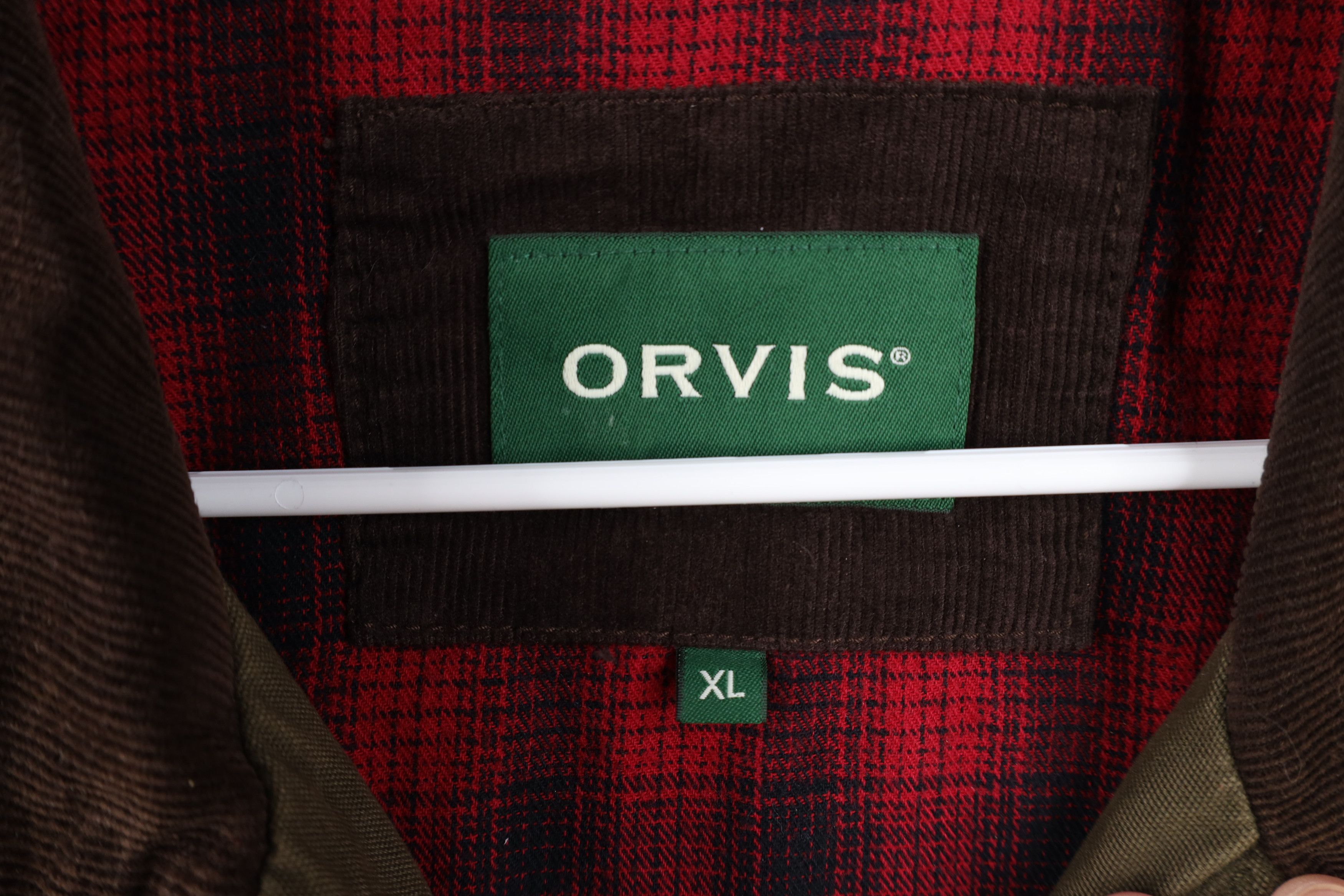 Orvis Vintage Orvis Flannel Lined Chore Barn Jacket Green Cotton Size US XL / EU 56 / 4 - 9 Thumbnail