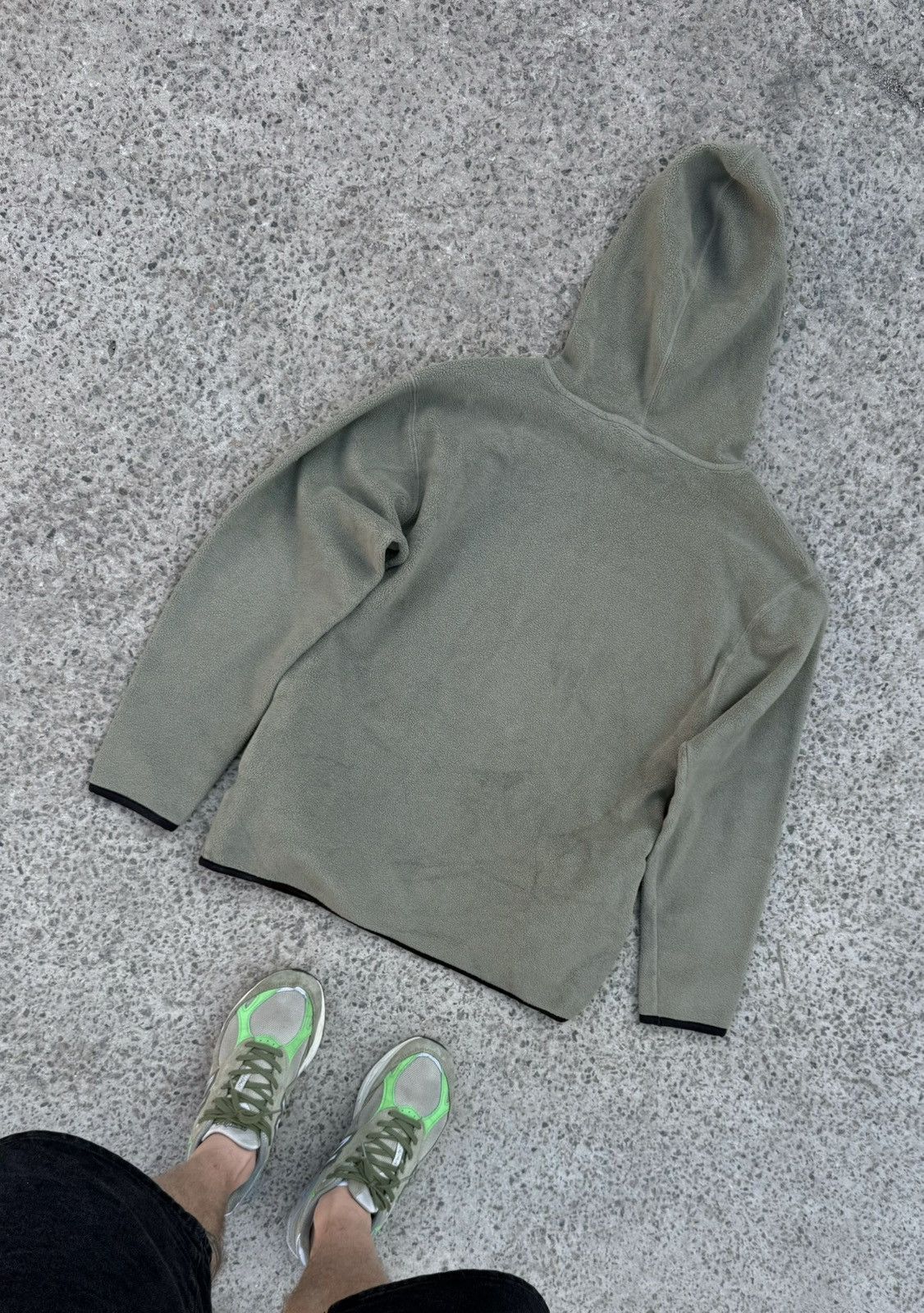 Asics VINTAGE Y2K RARE ASICS DEEP NINJA FLEECE GORPCORE SK8 HOODIE Size US M / EU 48-50 / 2 - 6 Thumbnail