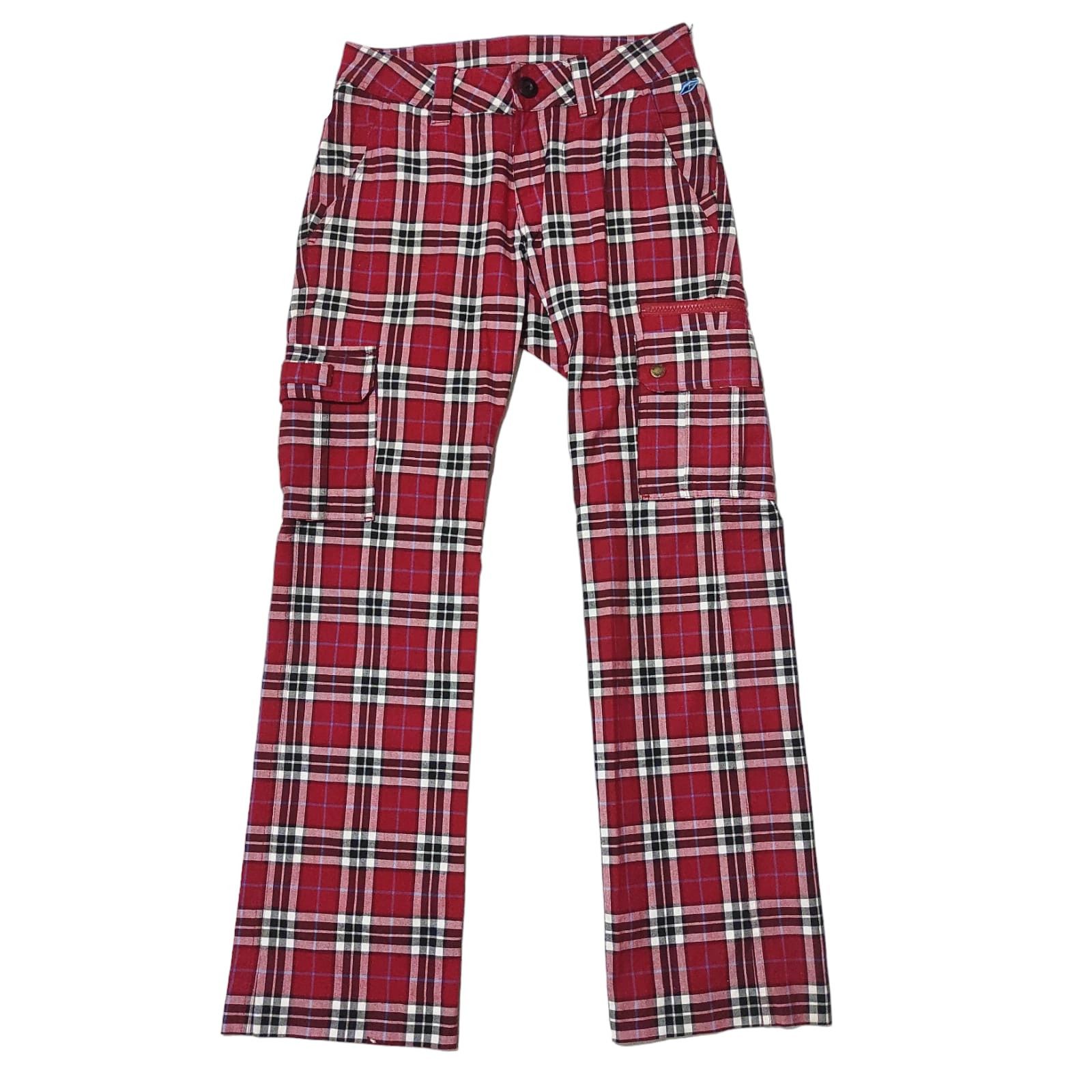 image of Avant Garde x Seditionaries Kissmark Golf Plaid Cargo Pants, Women's (Size 28)