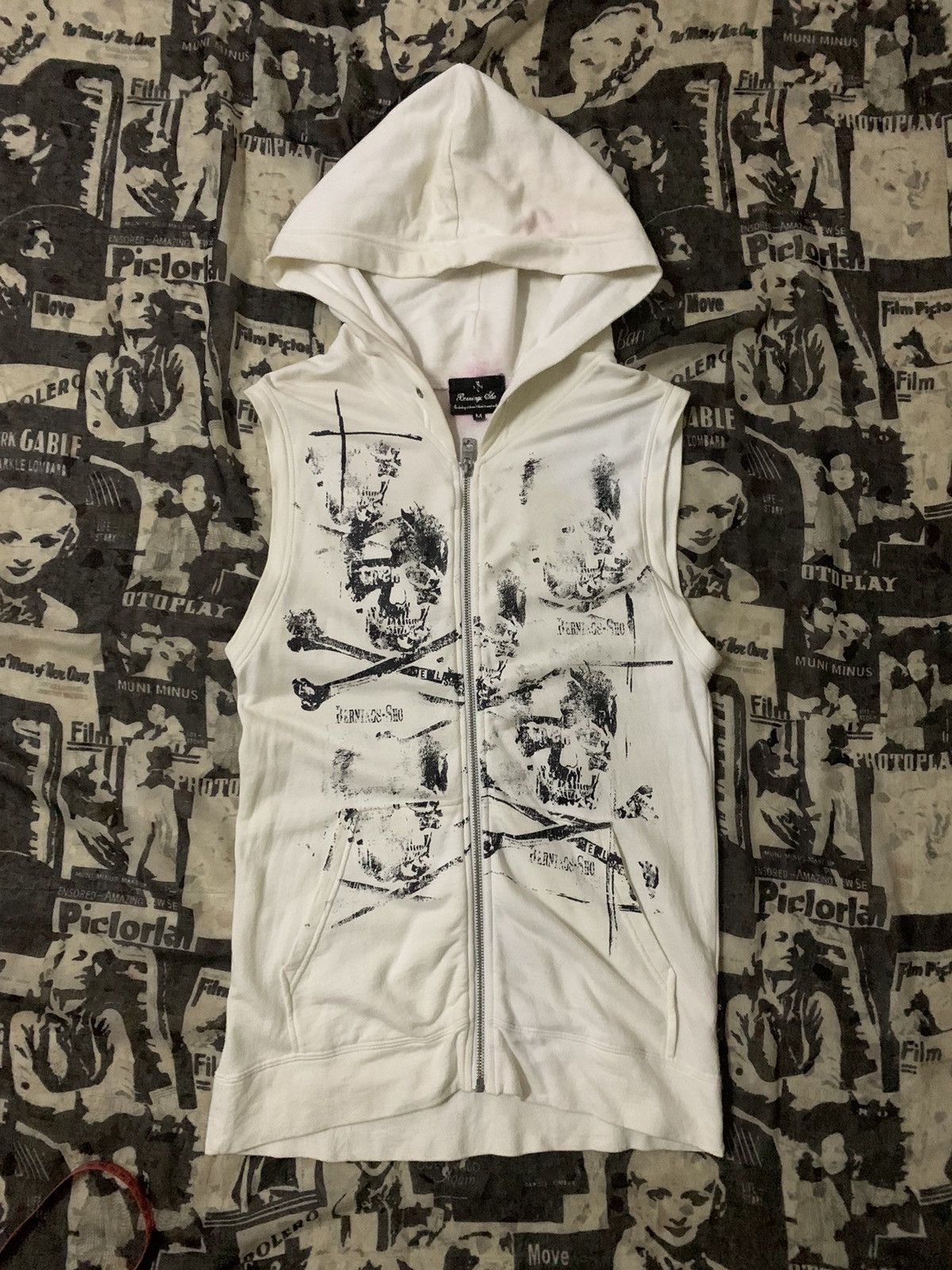 Sex Pot ReVeNGe 💥Japanes Gothic Bernings Sho Skull Tank Top Hoodie Size US M / EU 48-50 / 2 - 1 Thumbnail