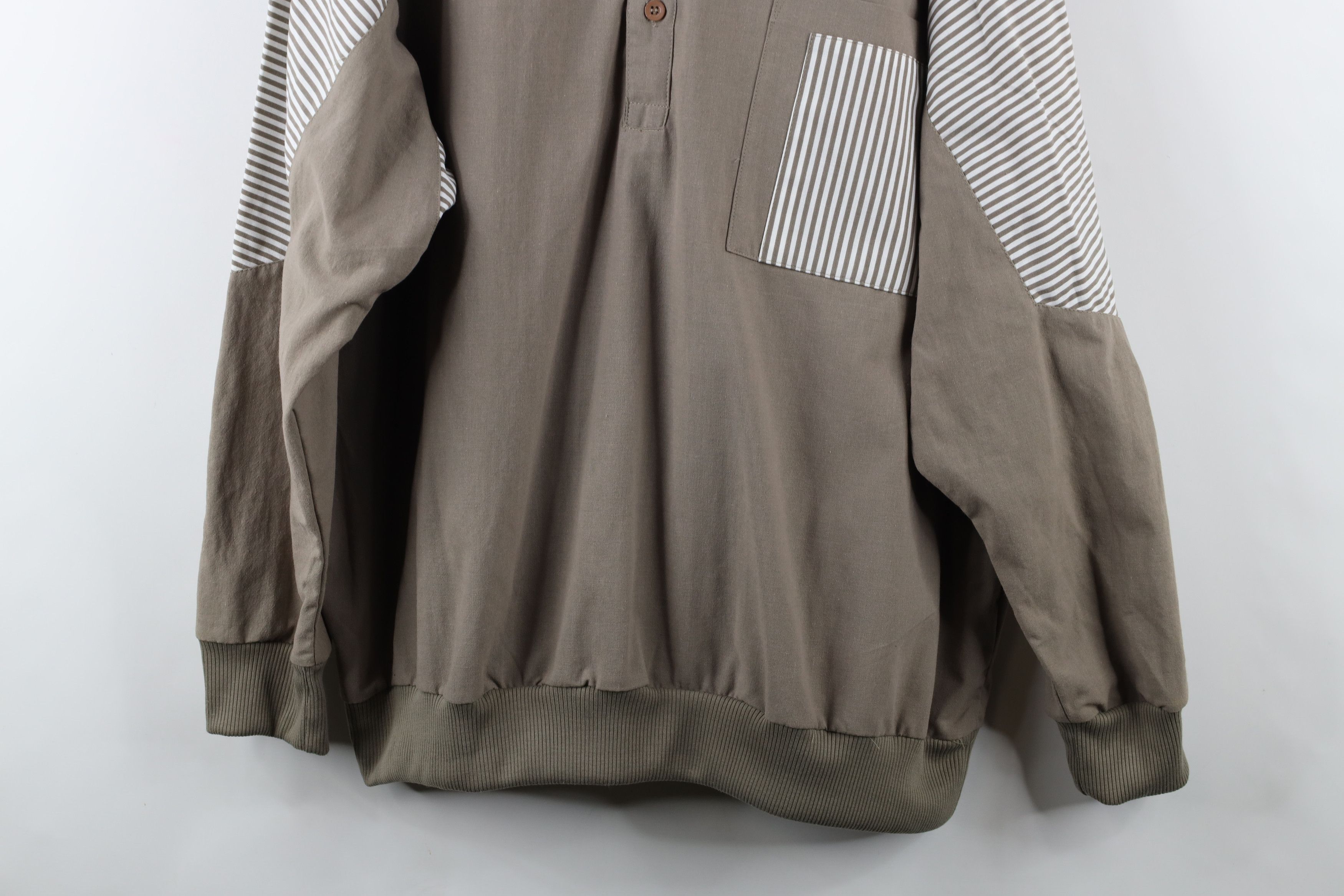 Vintage Vintage 90s Streetwear Block Collared Pullover Polo Shirt Size US XXL / EU 58 / 5 - 3 Thumbnail