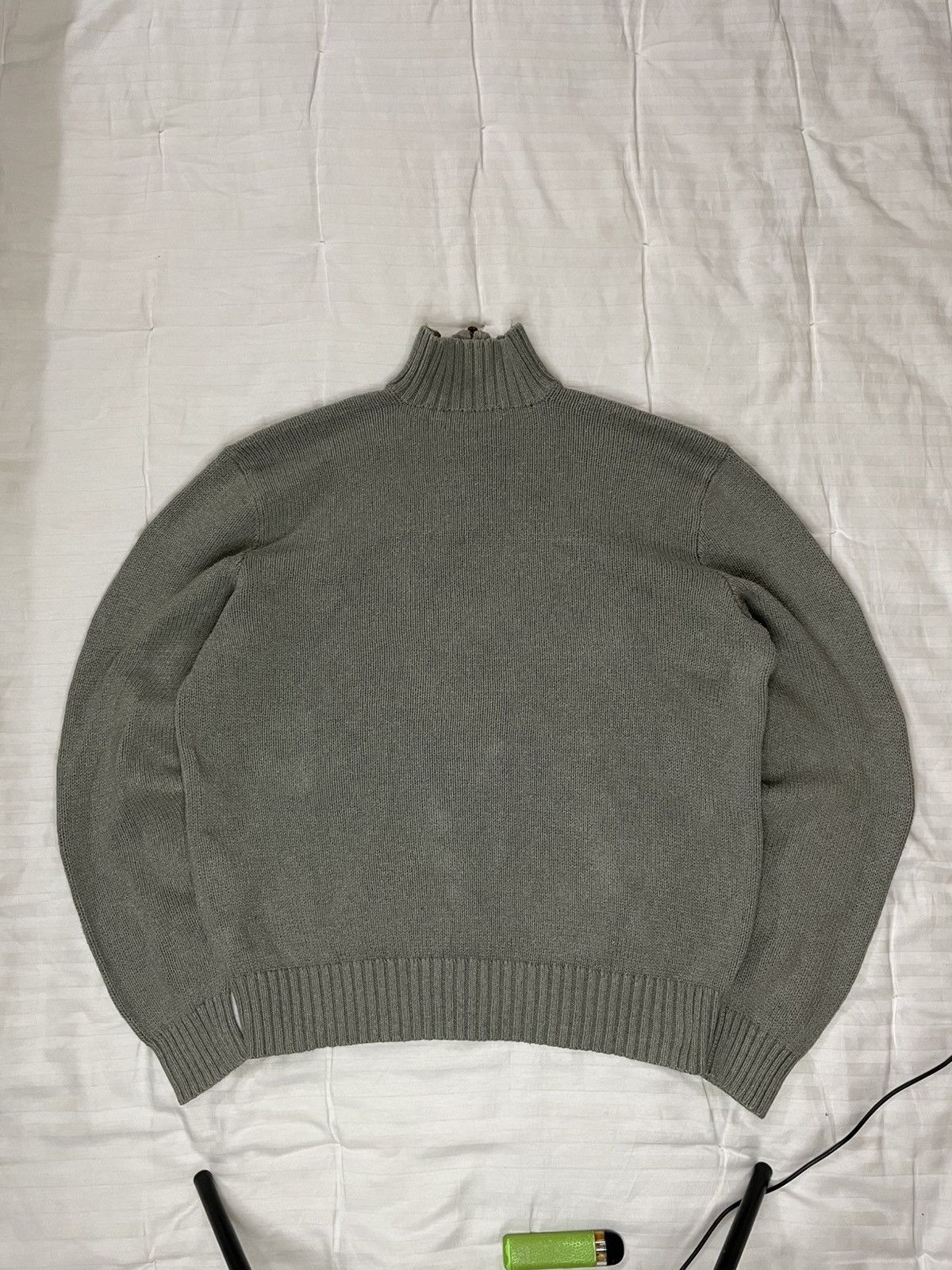 Polo Ralph Lauren Vintage Polo Ralph Lauren 1/4 zip Lampo knight sweater Size US L / EU 52-54 / 3 - 6 Thumbnail