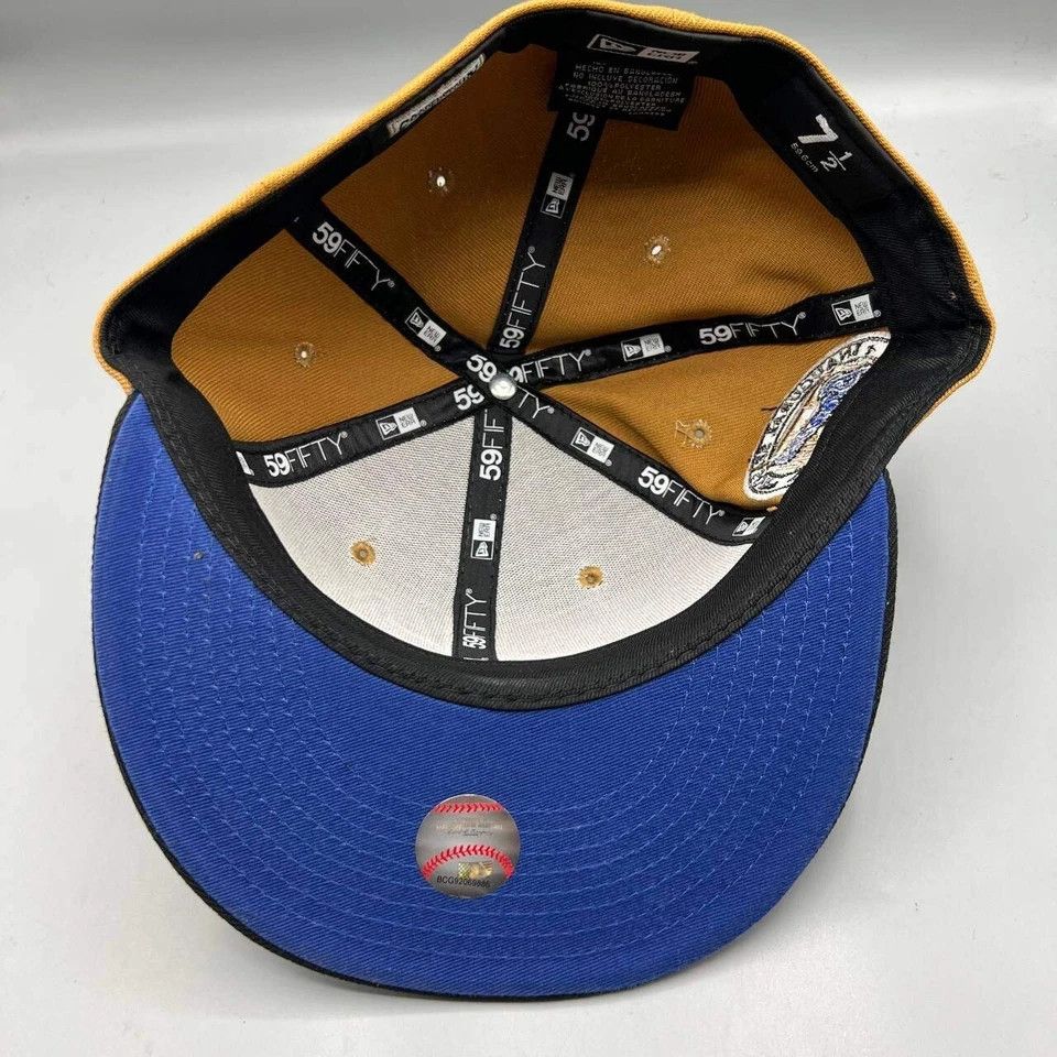New Era Atlanta Braves Hat Men 7 1/2 59Fifty New Era MLB Fitted Cap Size ONE SIZE - 2 Thumbnail