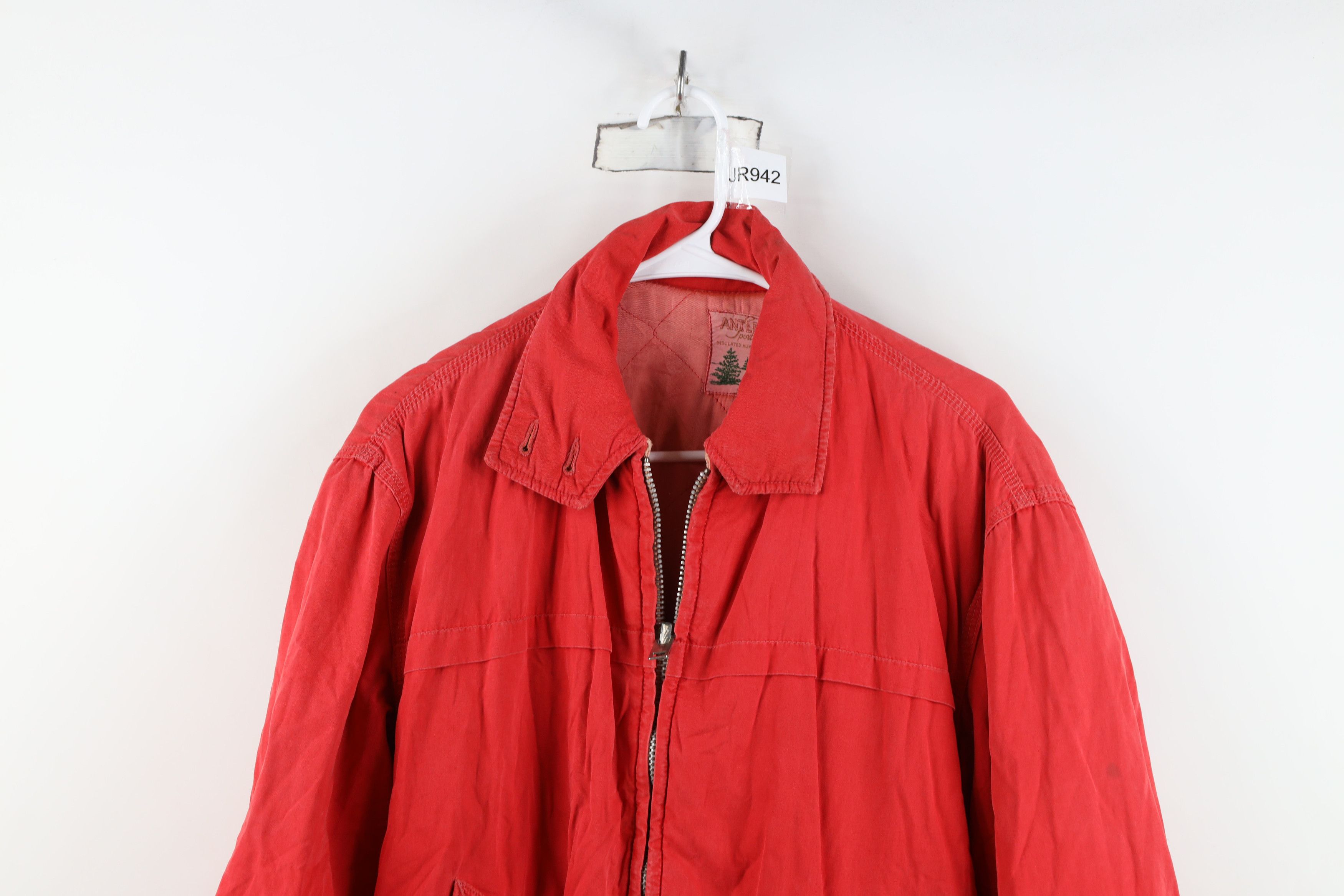 Vintage Vintage 60s Streetwear Hunting Chore Jacket Red USA Size US L / EU 52-54 / 3 - 2 Thumbnail