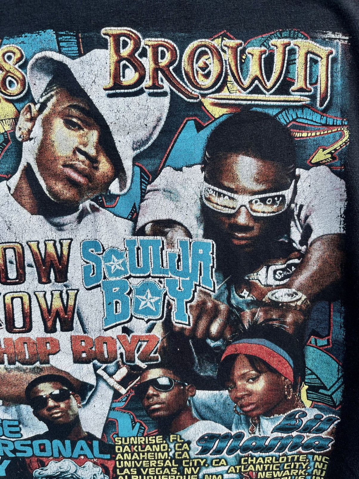 Rap Tees 2007 Chris Brown, Bow Wow, & Soulja Boy Tour Tee Size US M / EU 48-50 / 2 - 5 Thumbnail