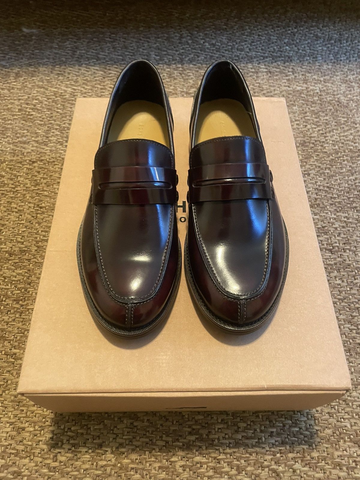 image of Vintage Sonshinbal Loafers in Brown, Men's (Size 10)