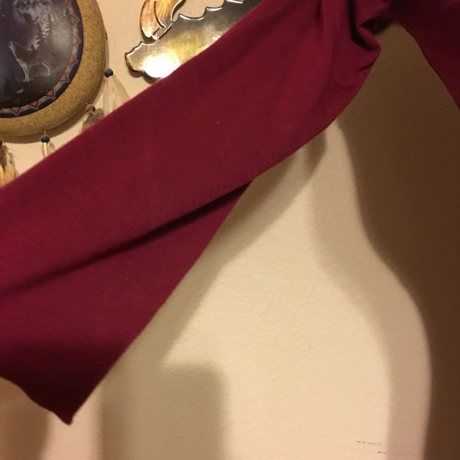 Other Next Era burgundy knot bust 3/4 sleeve top NWT S Size S / US 4 / IT 40 - 3 Thumbnail