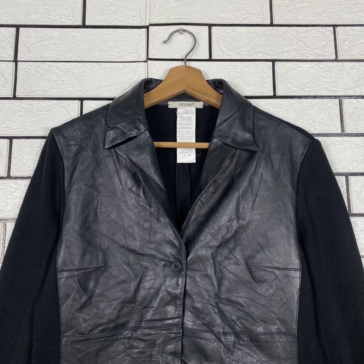 Japanese Brand 📌Biker Bondage Leather Jacket Designer Pegorer Punk Style Size US S / EU 44-46 / 1 - 4 Thumbnail