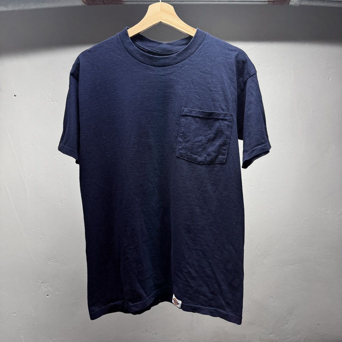 Vintage 90s Dickies Navy Blue Pocket Shirt USA ERD Grunge Chrome Size US M / EU 48-50 / 2 - 1 Thumbnail