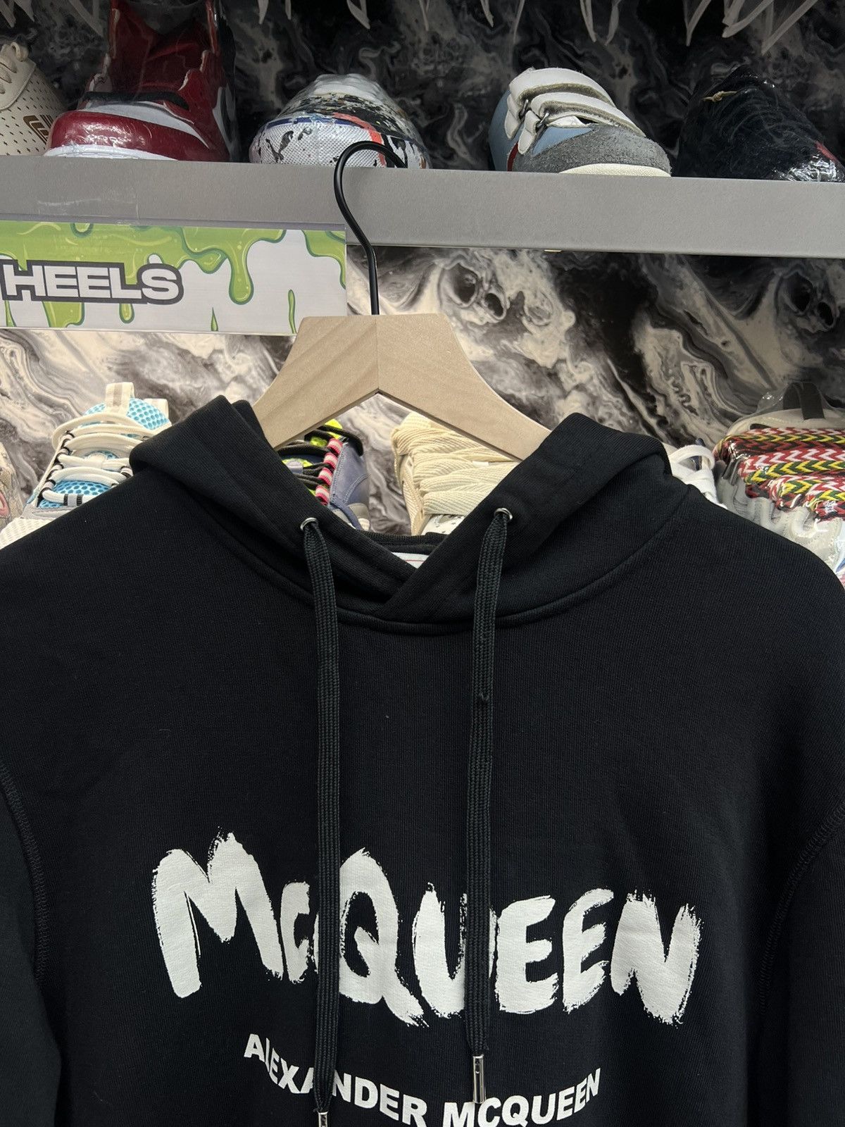 Alexander McQueen Alexander McQueen Graffiti Hoodie Size US XL / EU 56 / 4 - 3 Thumbnail