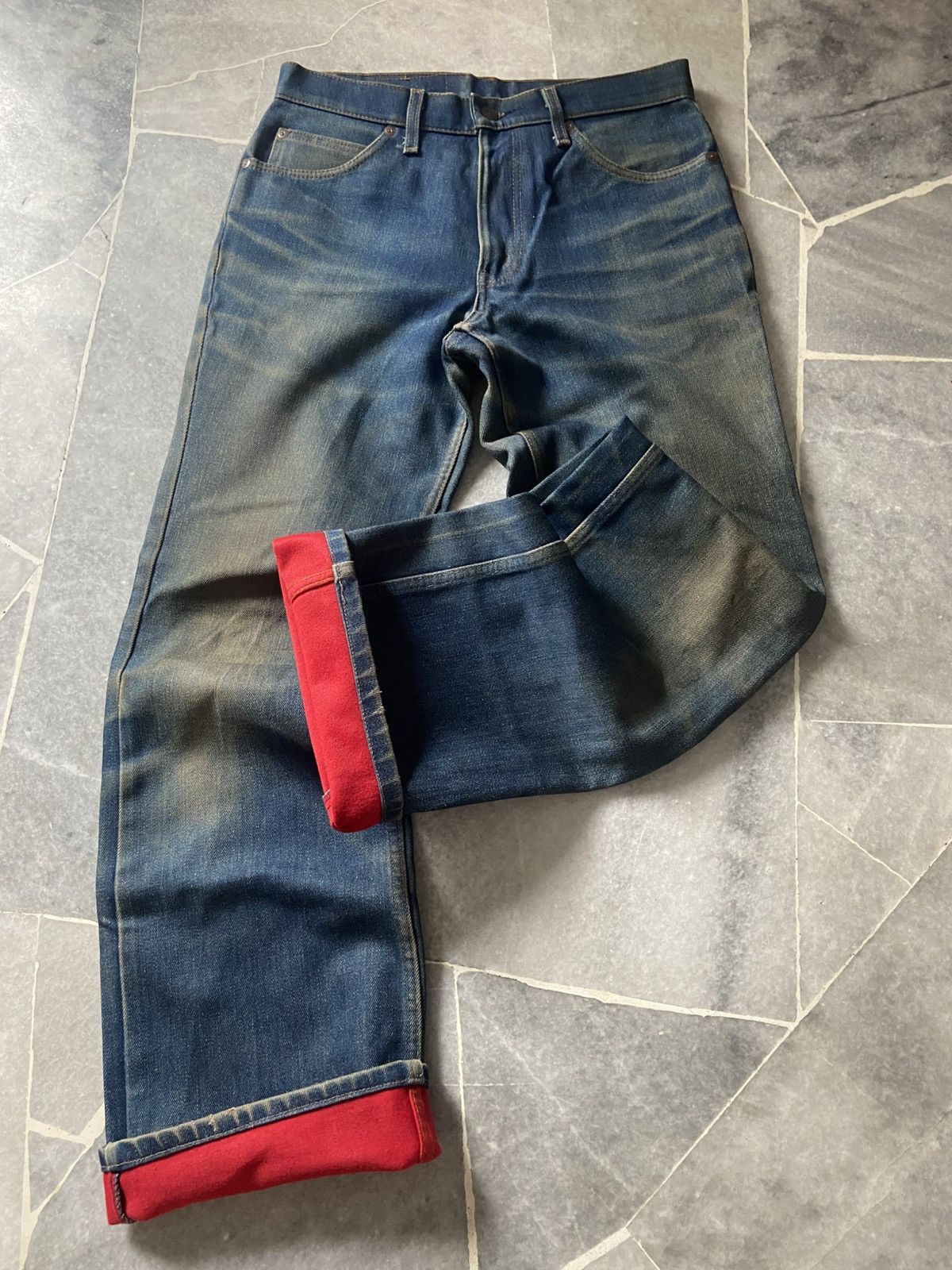 Levi's Vintage Levis 2517 Orange Tab Jeans Flannel Lined Insulated Size US 31 - 2 Thumbnail