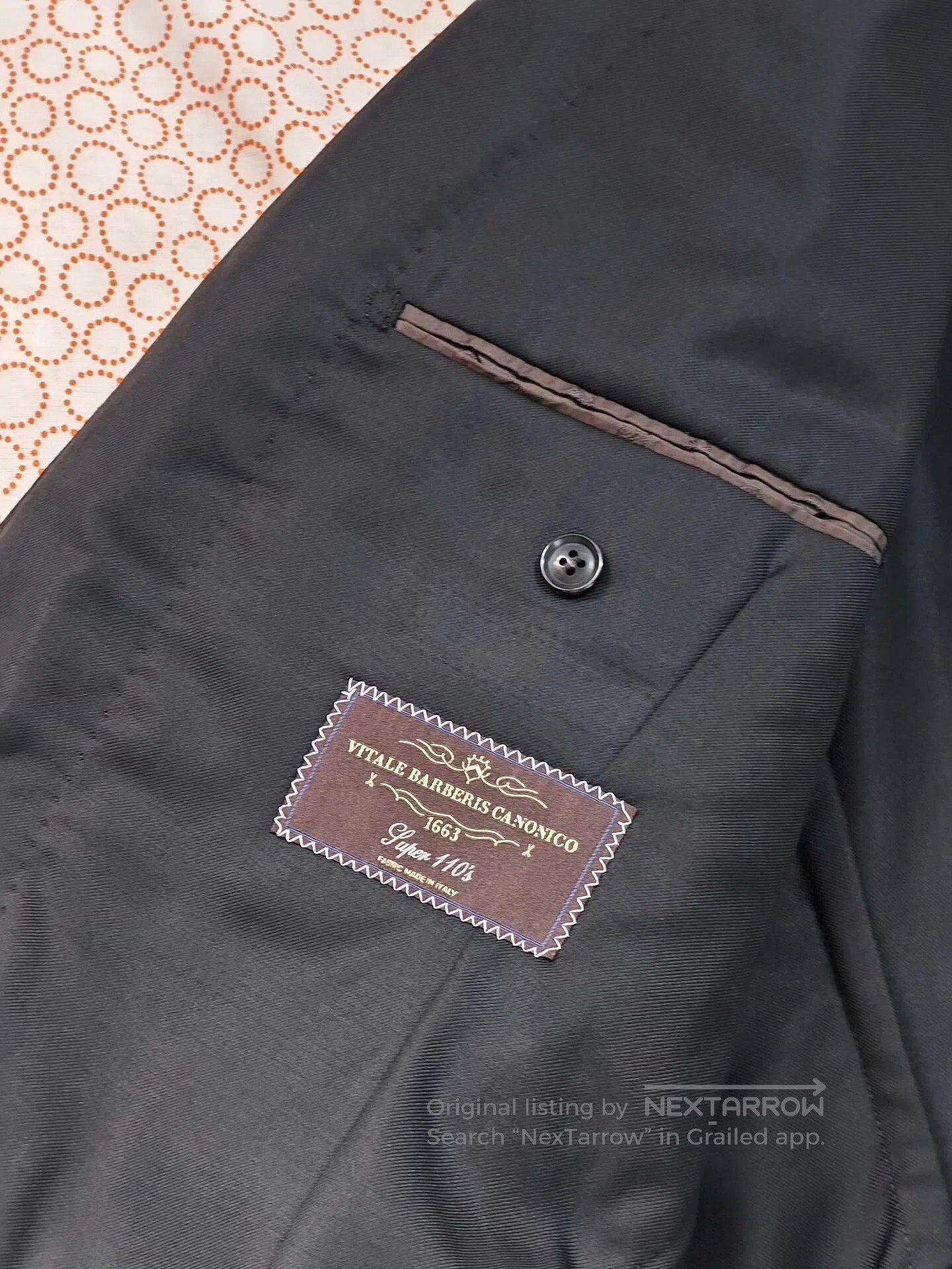 Japanese Brand Italian Wool Blend Custom Suit. Size US L / EU 52-54 / 3 - 7 Thumbnail