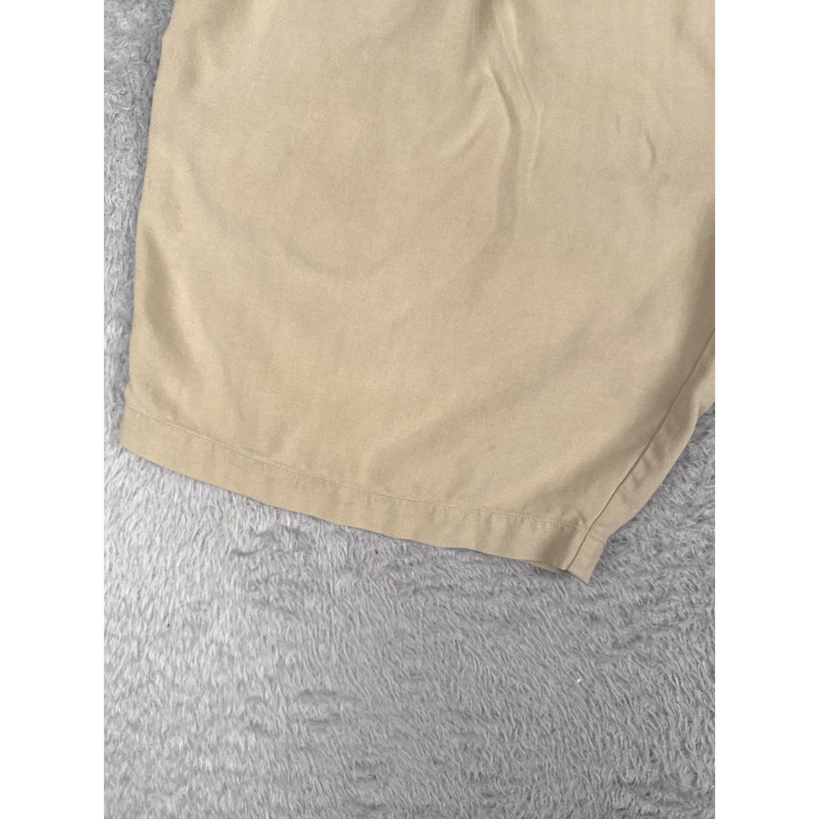 Tommy Bahama Tommy Bahama Shorts Men Beige Silk Linen Pleated 38 Mid Rise 9in Inseam Travel Beach Casual Pockets Size US 38 / EU 54 - 3 Thumbnail