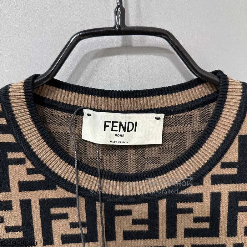 Fendi Fendi Printed knitted sweater Size XS / US 0-2 / IT 36-38 - 5 Thumbnail