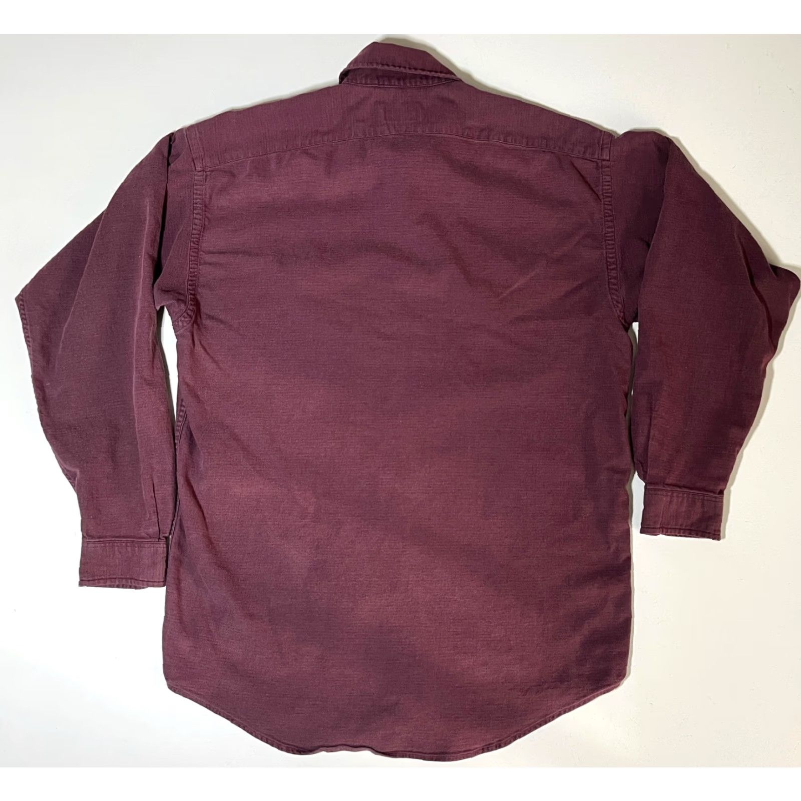 Patagonia VINTAGE Patagonia Men's Button-Up Shirt Burgundy 90s M Cotton Blend Flannel Pocketed Outdoor 90s Mens Size US M / EU 48-50 / 2 - 5 Thumbnail