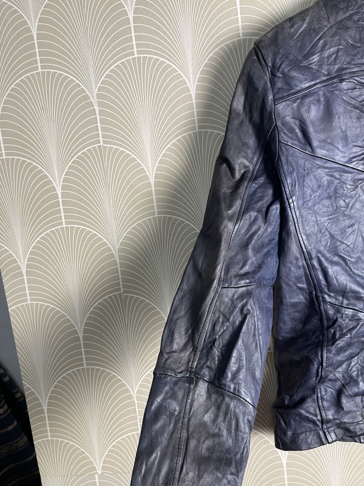 Giorgio Brato VINTAGE GIORGIO BRATO ORGANIC EDITION BIKER LEATHER JACKET Size US S / EU 44-46 / 1 - 12 Thumbnail
