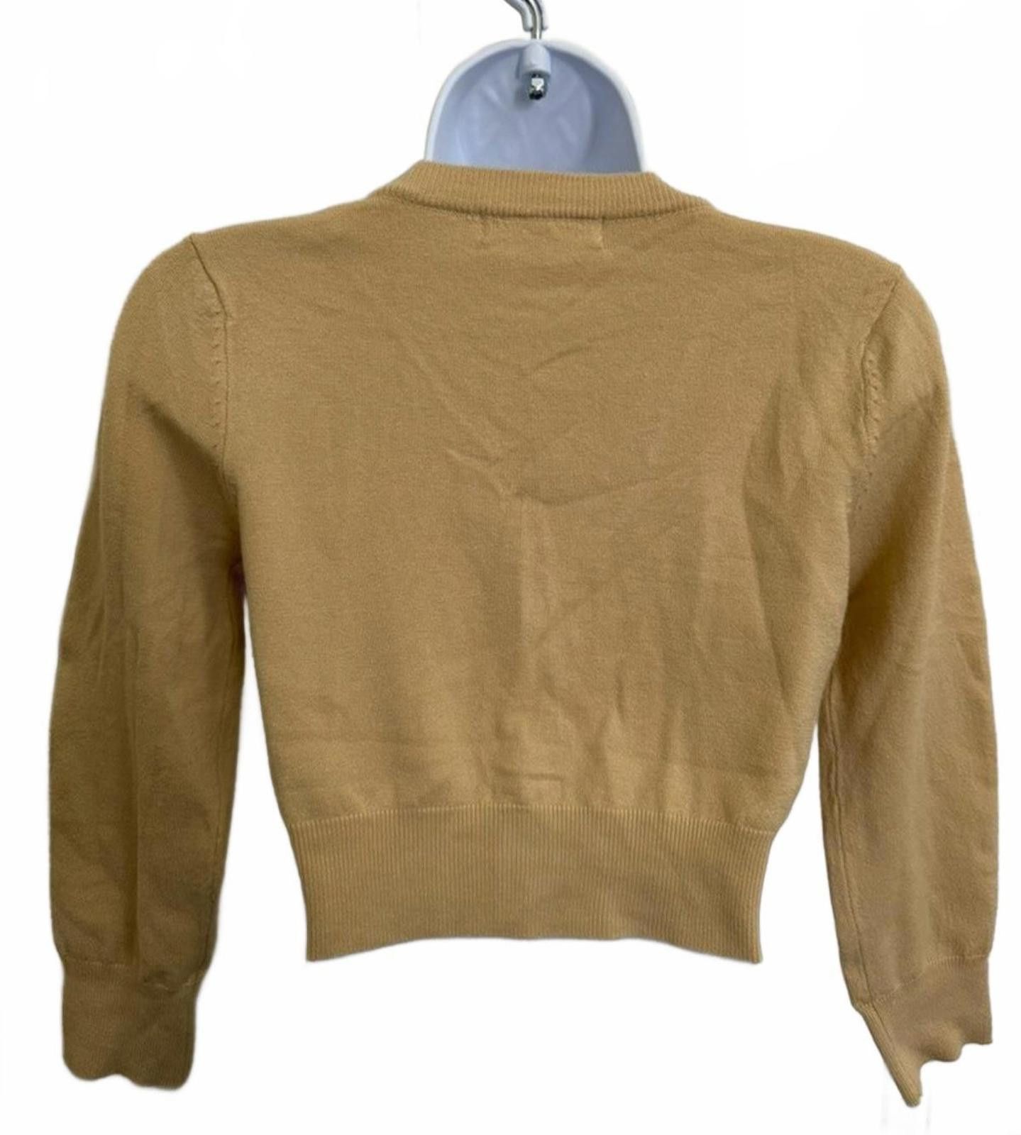 Other FIT APPAREL Cropped Cardigan in Beige (MEDIUM) Size M / US 6-8 / IT 42-44 - 2 Thumbnail