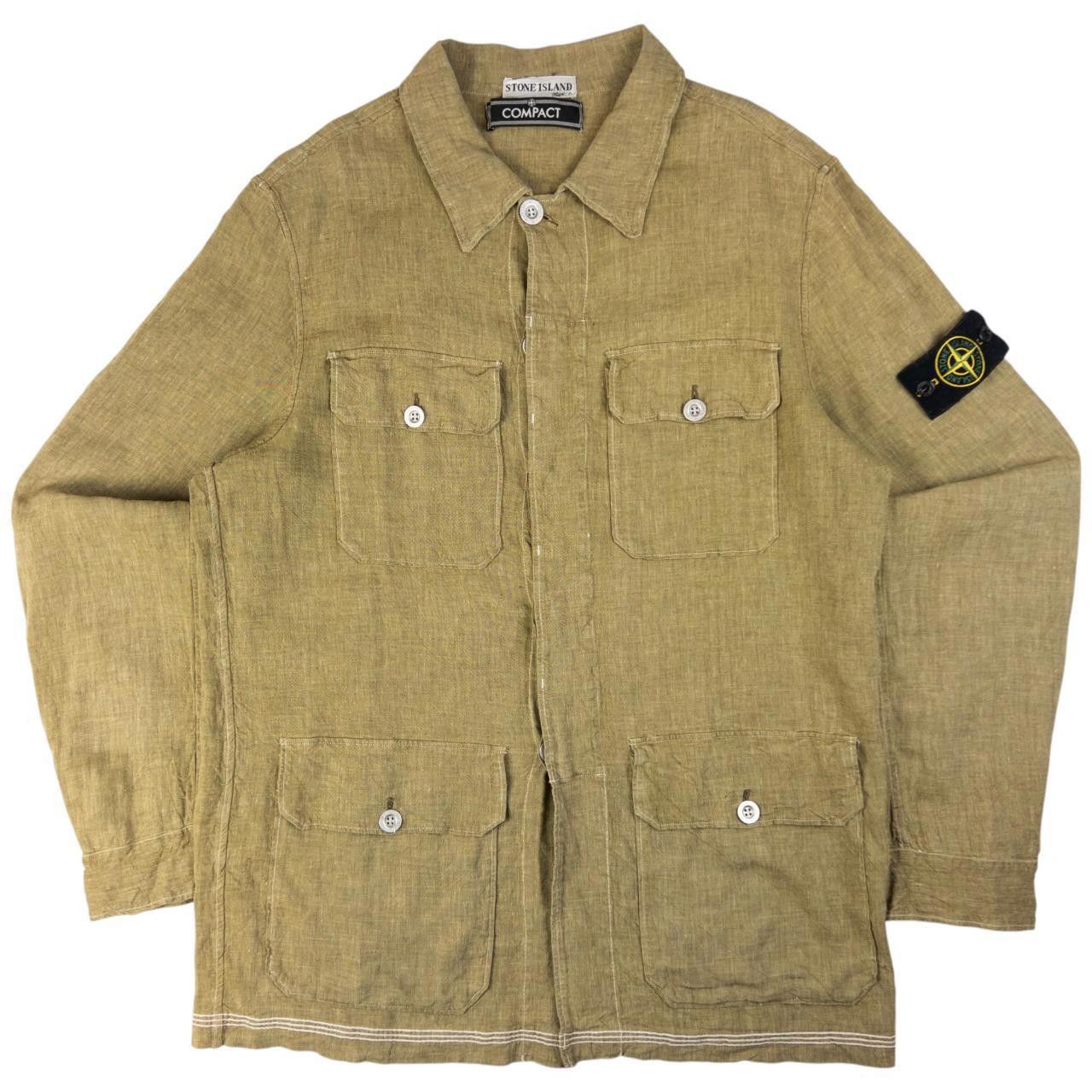 Stone Island Vintage Stone Island Compact Button Up Jacket Size L Size US L / EU 52-54 / 3 - 1 Thumbnail