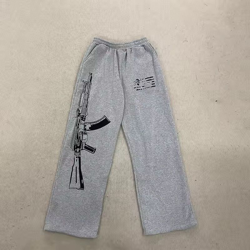Japanese Brand Grey AK47 Sweatpants V2 Size US 30 / EU 46 - 11 Thumbnail