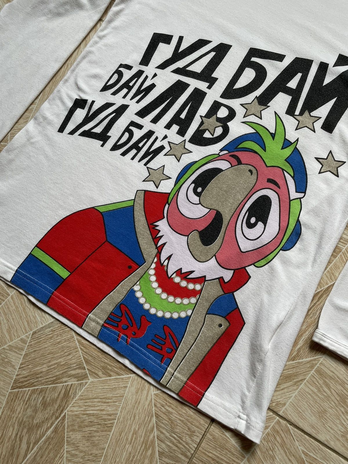 Denis Simachev × Japanese Brand Denis Simachev Avant Garde Designer Long Sleeve Goodbye Love Size US L / EU 52-54 / 3 - 2 Thumbnail