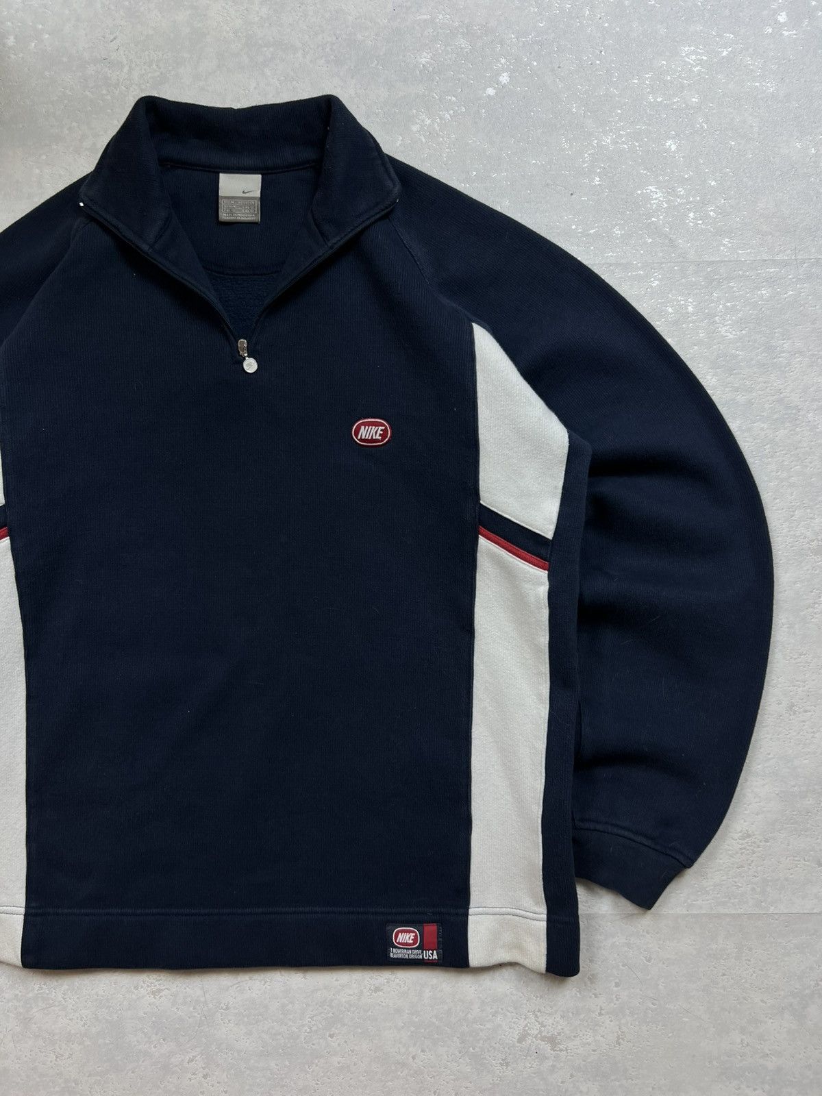 Nike 90s Nike Retro Logo Vintage 1/4 Zip Y2K Knit Retro Sweater Size US M / EU 48-50 / 2 - 3 Thumbnail
