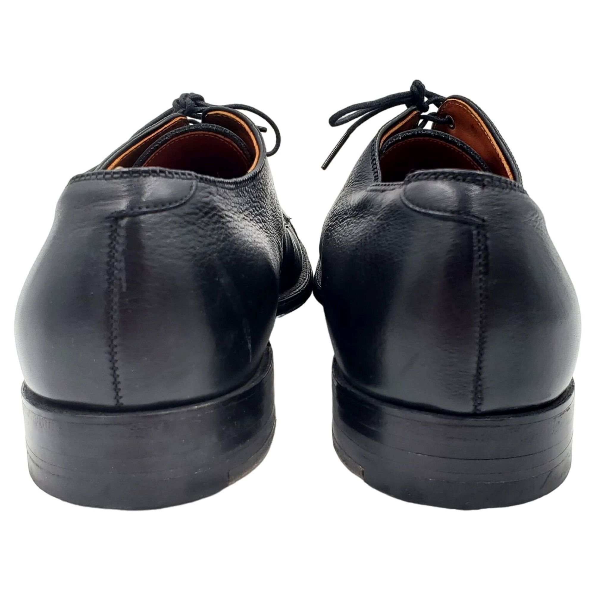 Alden Alden USA New England Dress Shoes Men 13 Black Leather Derby Size US 13 / EU 46 - 7 Thumbnail