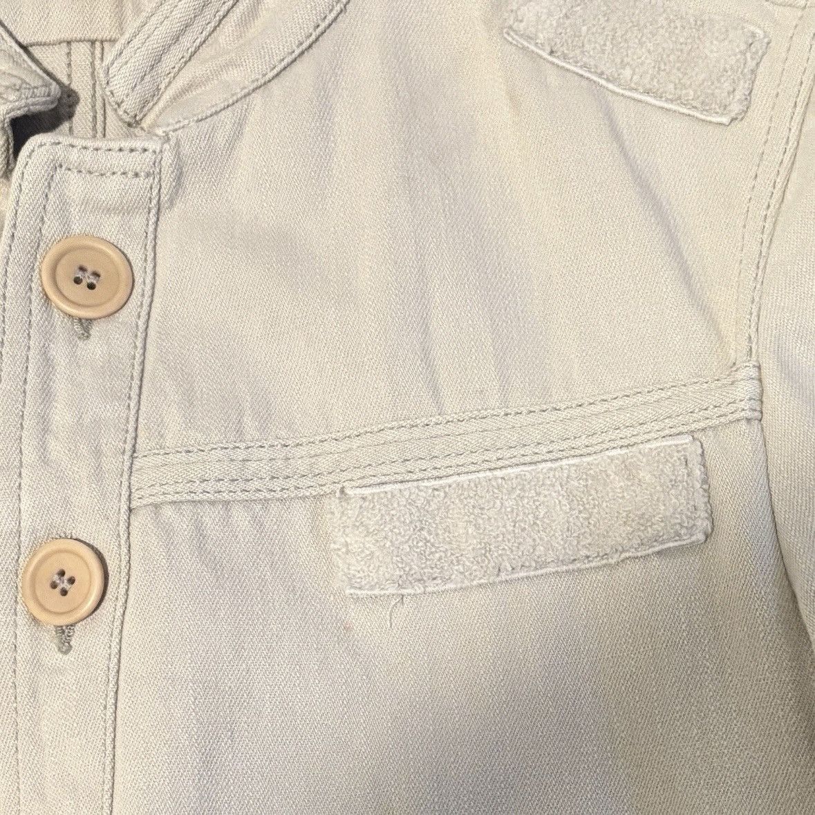 Bottega Veneta Vintage Bottega Veneta Beige Button Up Jacket Size 46 Small Size L / US 10 / IT 46 - 3 Thumbnail
