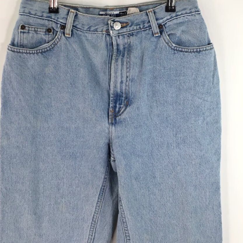 Gap GAP Womens Cropped Ankle Jeans Blue Light Wash 100% Cotton Slim Fit Size 12 Size 34" / US 12 / IT 48 - 6 Thumbnail