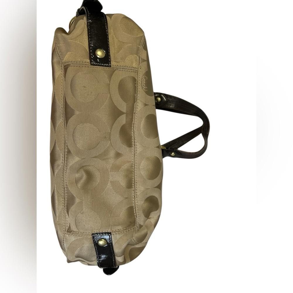 Coach Coach Signature C Beige & Brown Leather Hobo Bag Size ONE SIZE - 11 Thumbnail