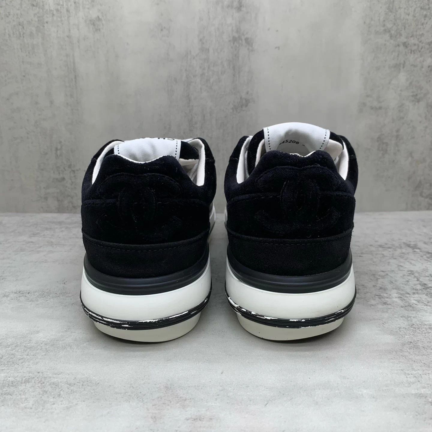 Chanel Chanel Platform Sneakers Black 38 EU 98 New Size US 7 / IT 37 - 5 Thumbnail