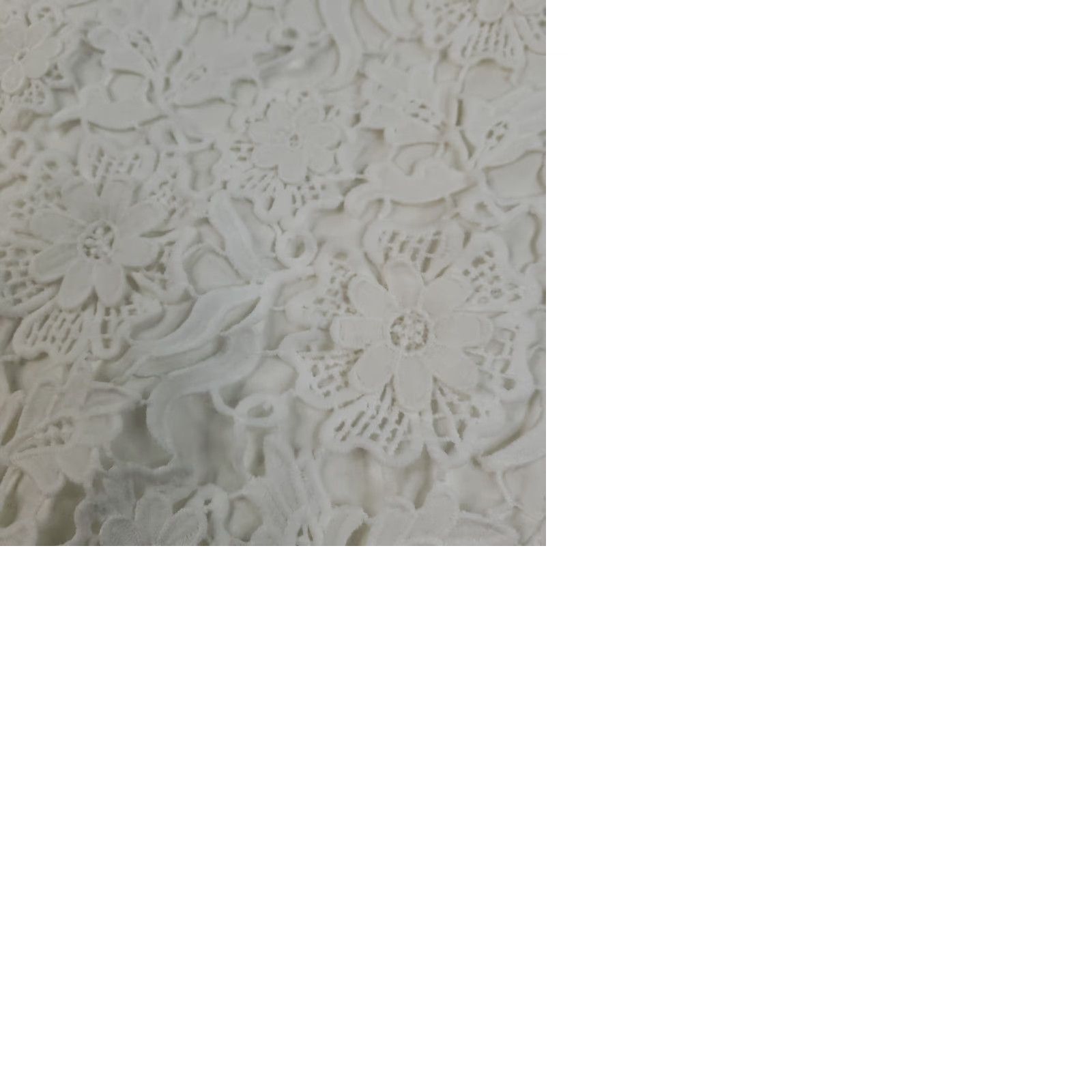 J.McLaughlin J. McLaughlin Skirt Womens Size 8 White Short Lined Zip Crochet Doily Casual A-Line Front Size 30" / US 8 / IT 44 - 9 Thumbnail