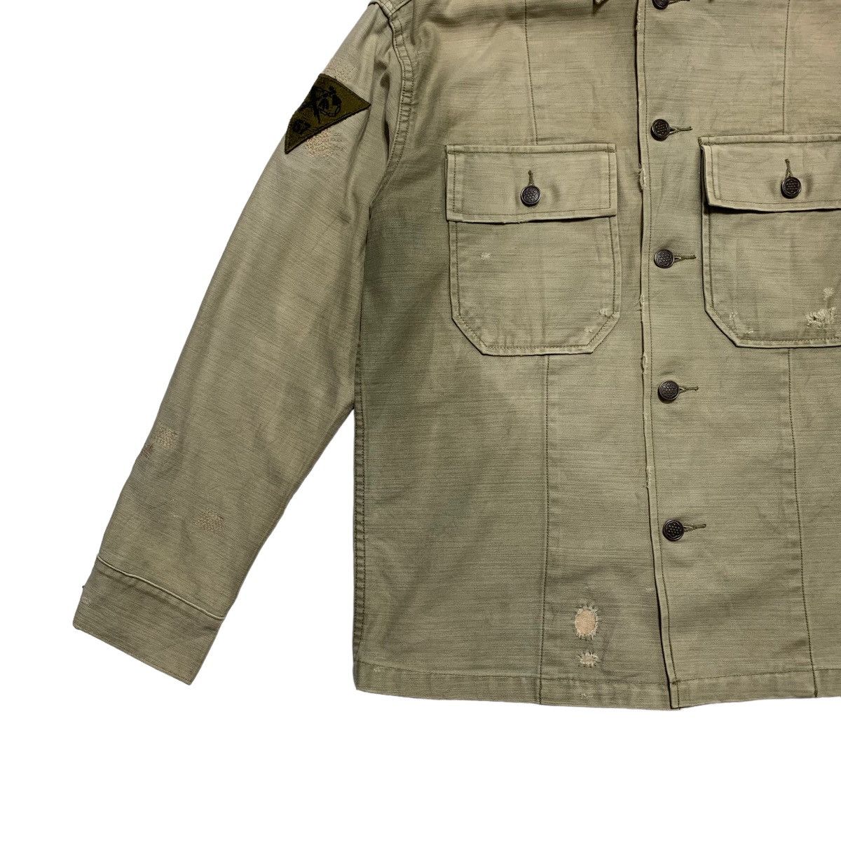 Denim & Supply Ralph Lauren Denim & Supply Ralph Lauren Military Distressed Jacket Size US S / EU 44-46 / 1 - 2 Thumbnail