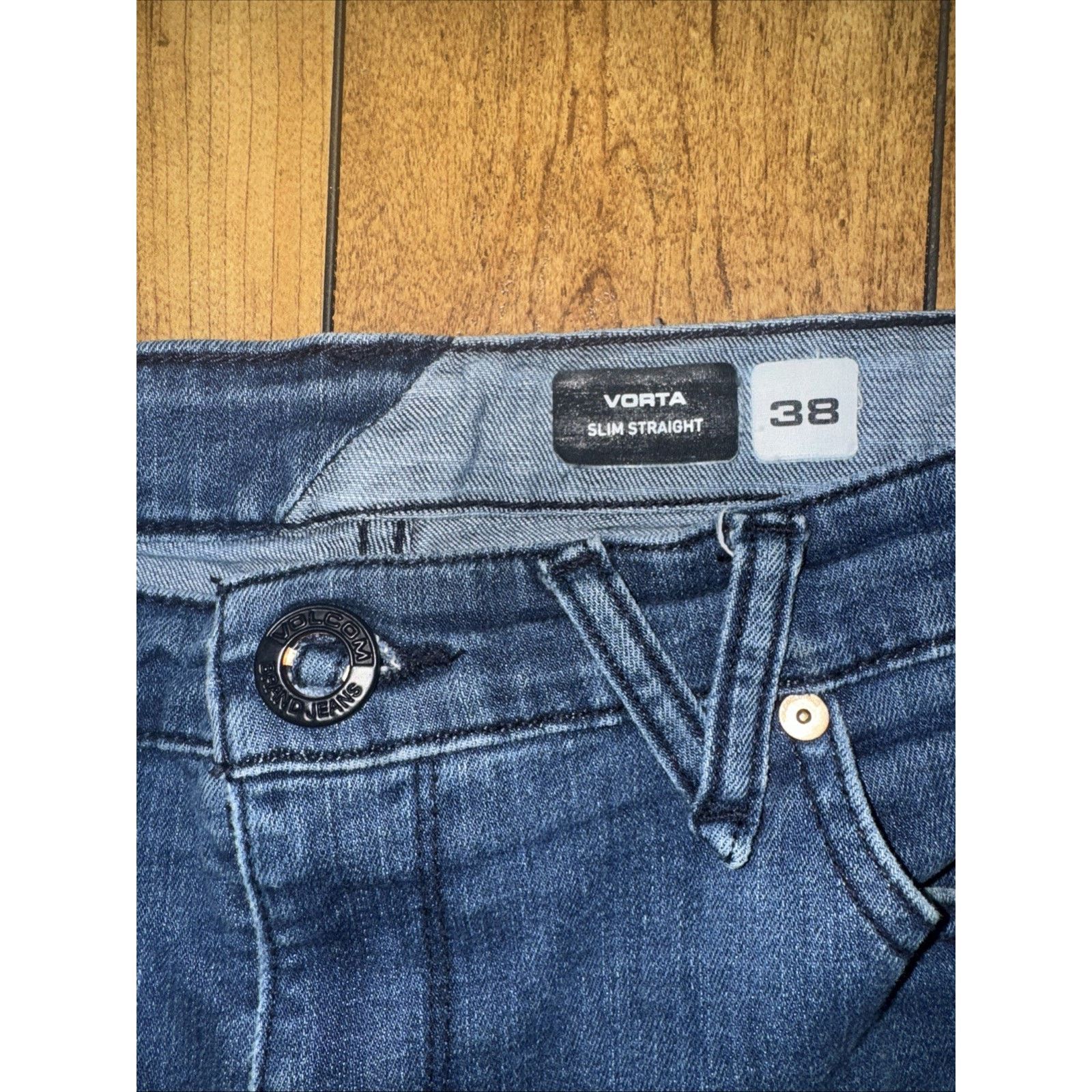 Volcom Volcom Vorta Slim Straight Jeans 38x33 Casual Skate Surf Size US 38 / EU 54 - 5 Thumbnail