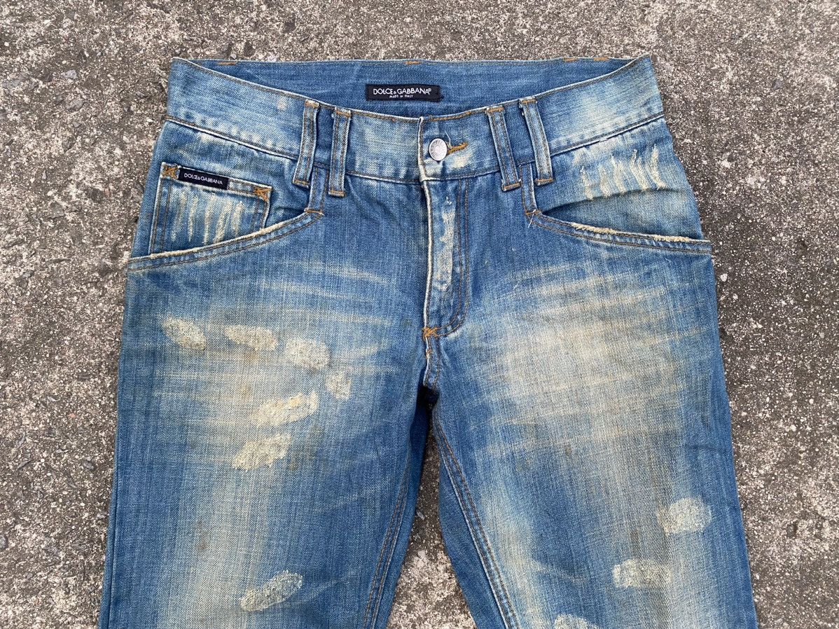 Dolce & Gabbana D&G Distressed Jeans Size US 30 / EU 46 - 7 Thumbnail