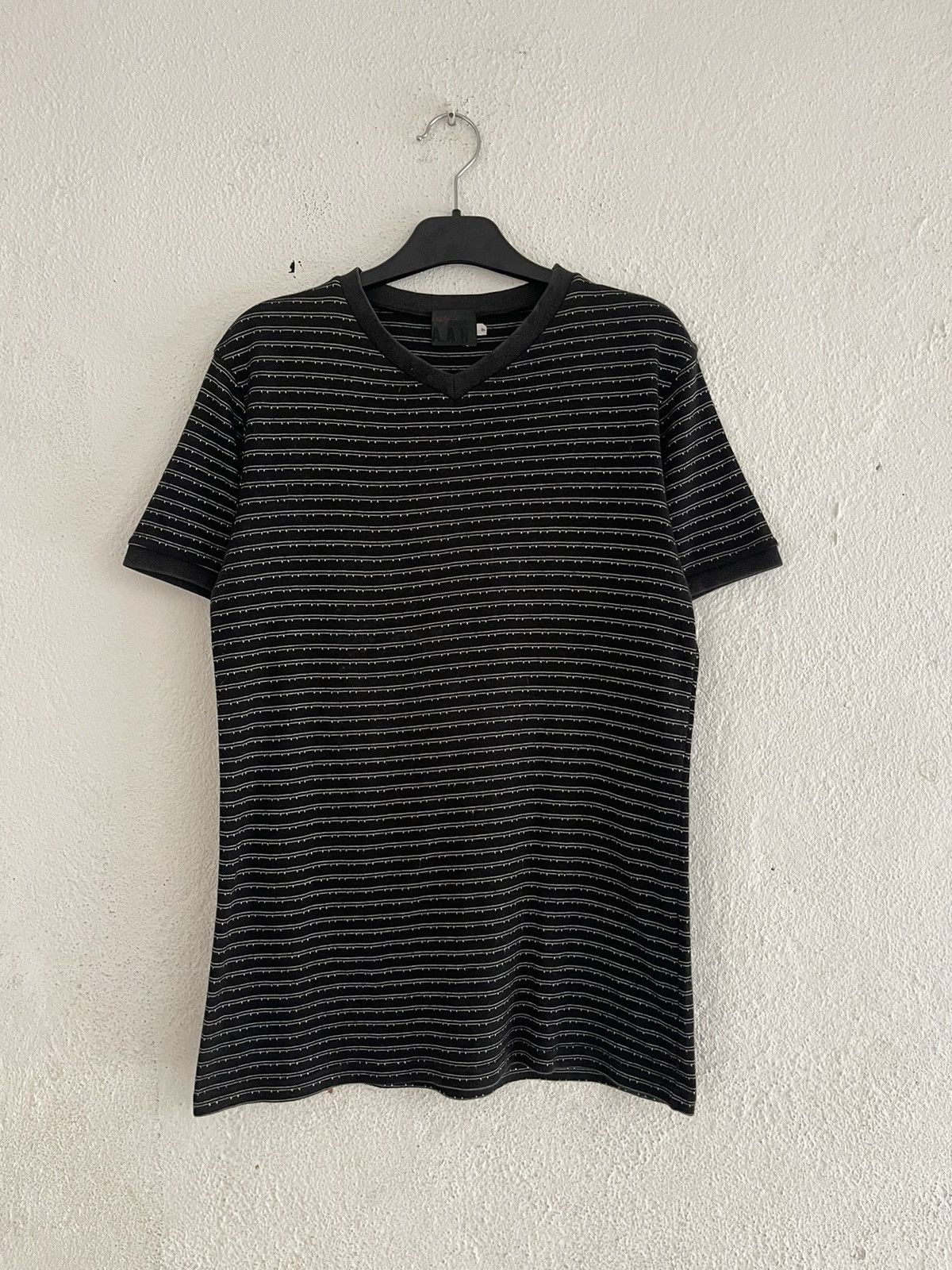 Yohji Yamamoto Yohji Yamamoto Durban AAR Stripe Tee Size US M / EU 48-50 / 2 - 1 Thumbnail