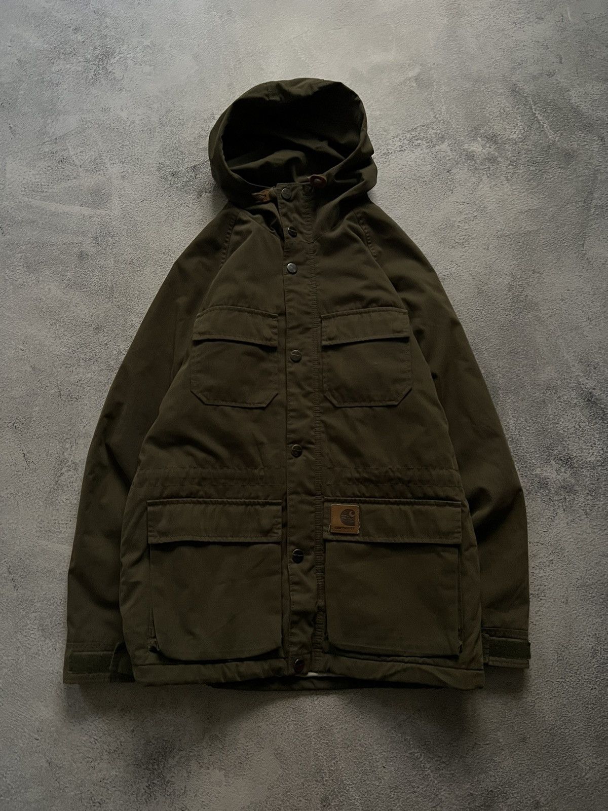 Carhartt Vintage Y2k Carhartt Wip Mosley Multi Pocket Jacket Olive 0s Size US S / EU 44-46 / 1 - 2 Thumbnail