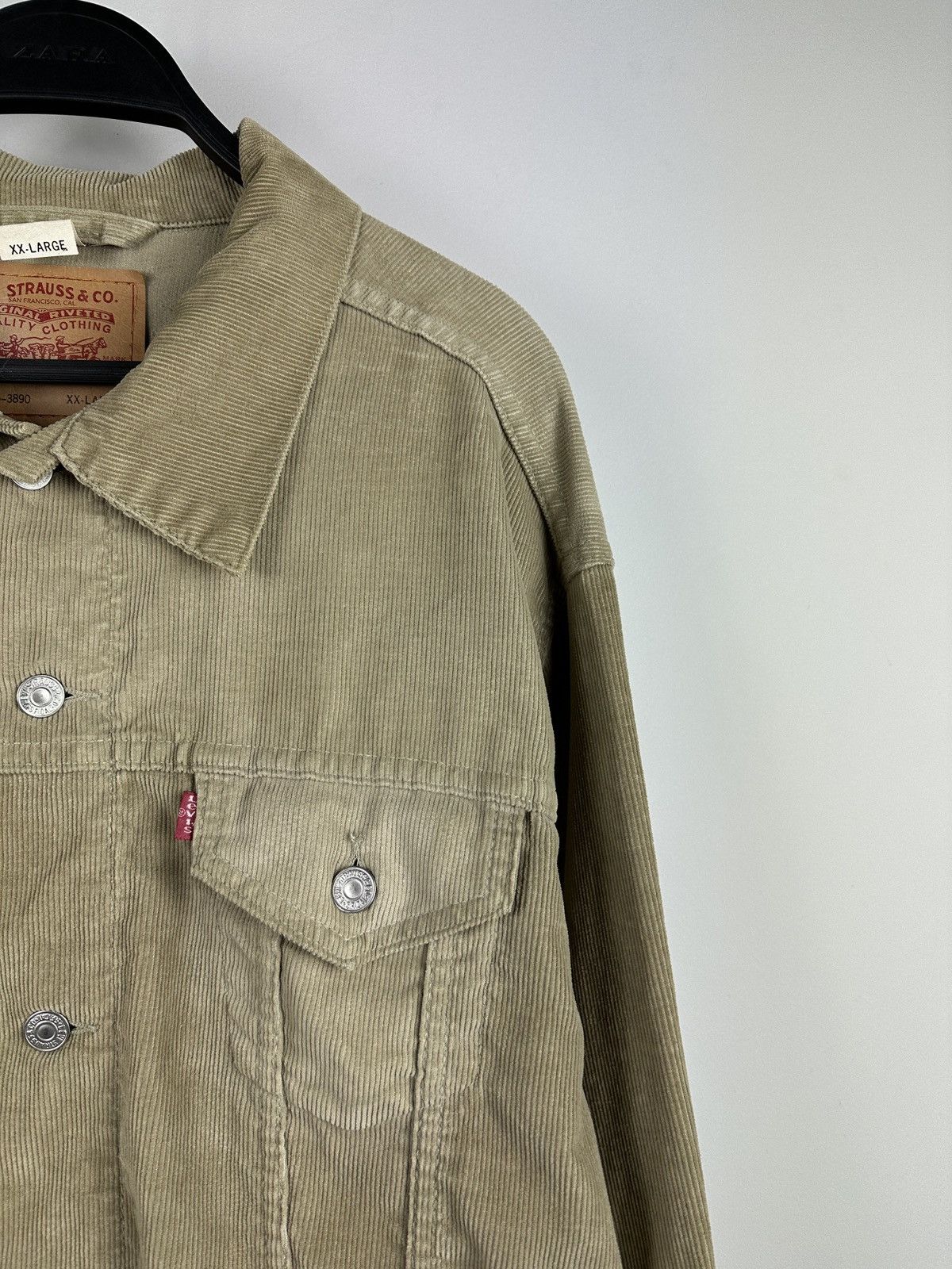 Levi's × Levi's Vintage Clothing × Vintage Vintage 90’s Levi's Corduroy Jacket Size US XXL / EU 58 / 5 - 3 Thumbnail