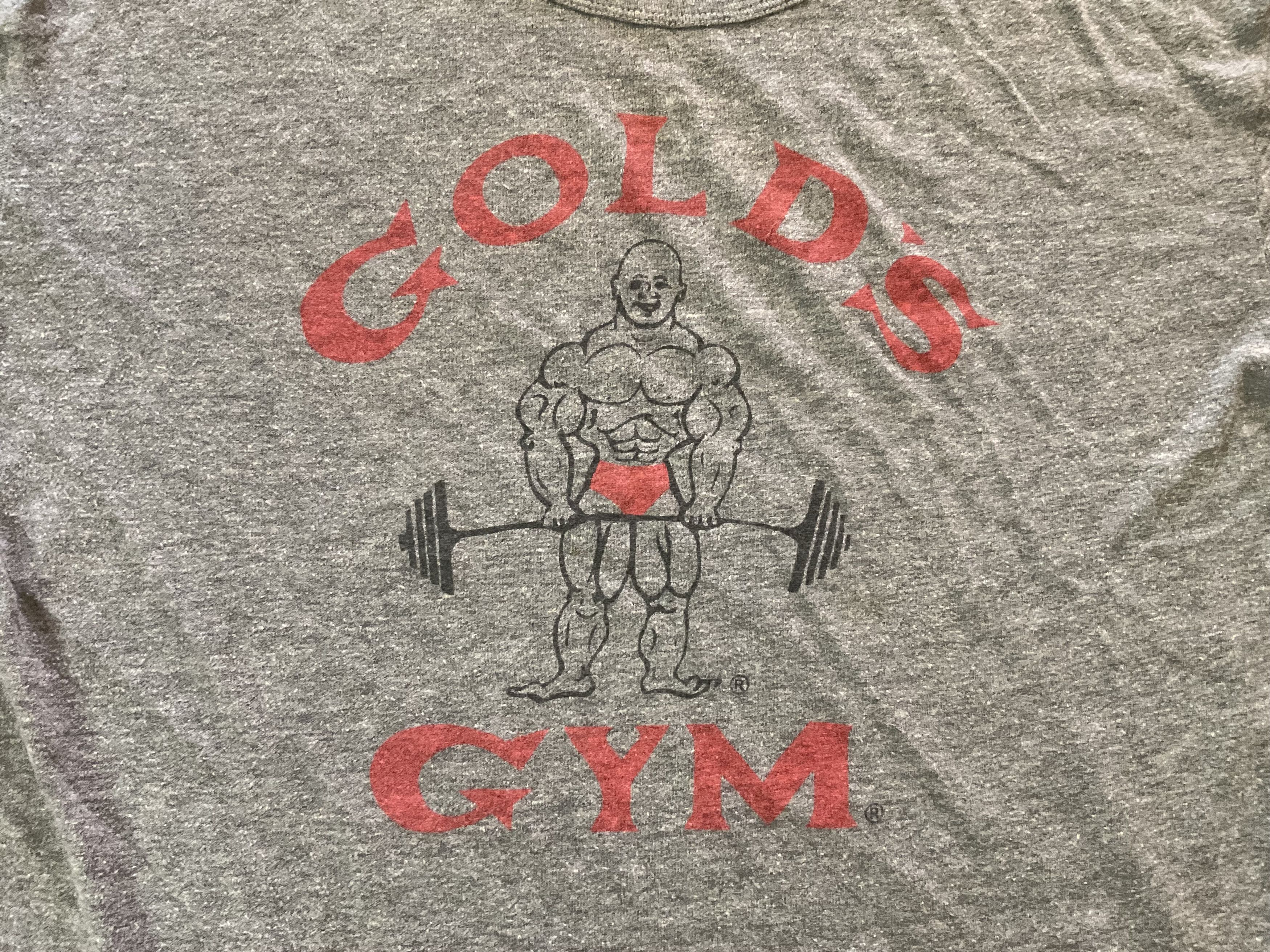 Vintage 90s Gold’s Gym T-Shirt Fits L-XL Adult Soft & Thin