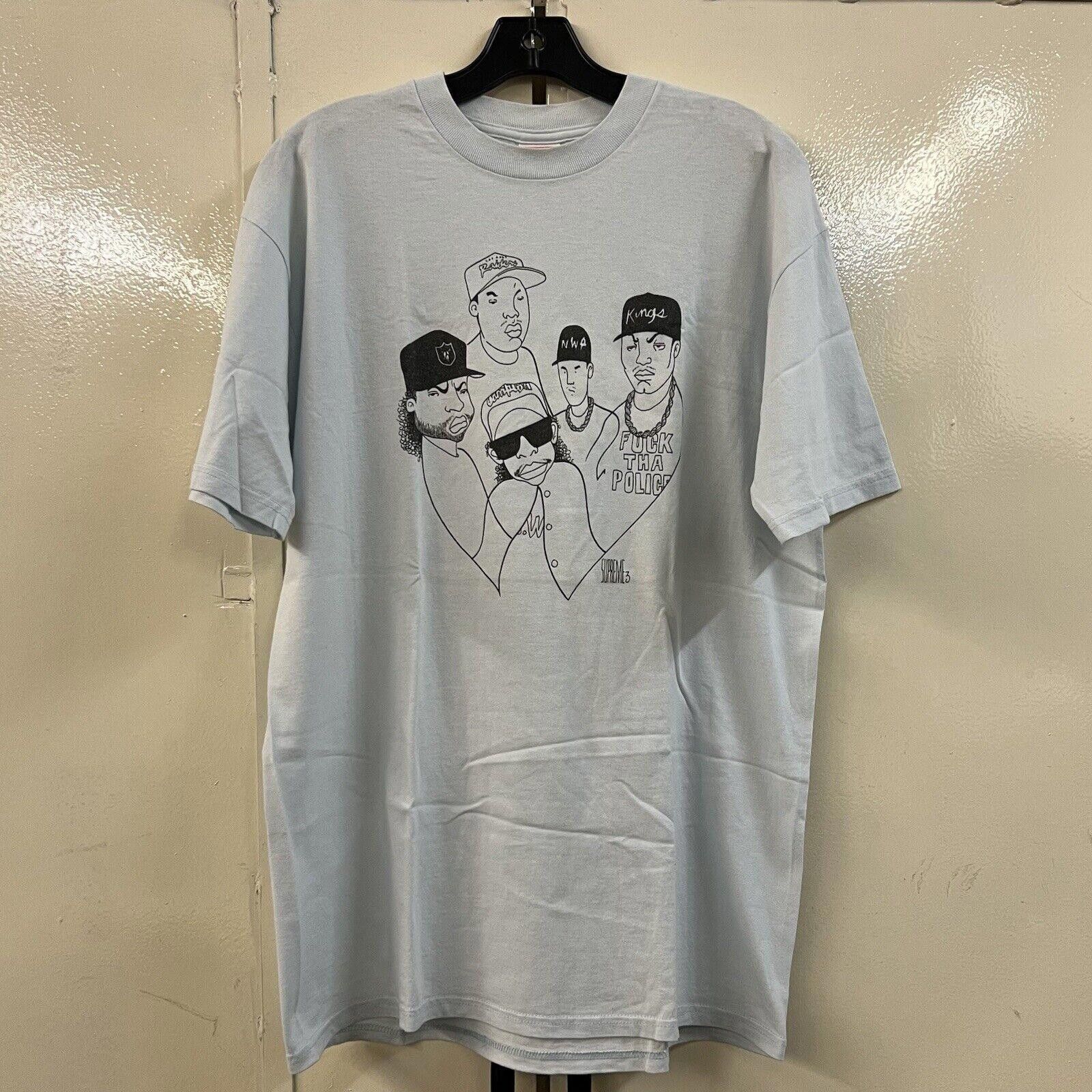 Supreme SS03 Supreme NWA Tee Light Blue T-shirt Sz L Large 2003 Size US L / EU 52-54 / 3 - 1 Thumbnail