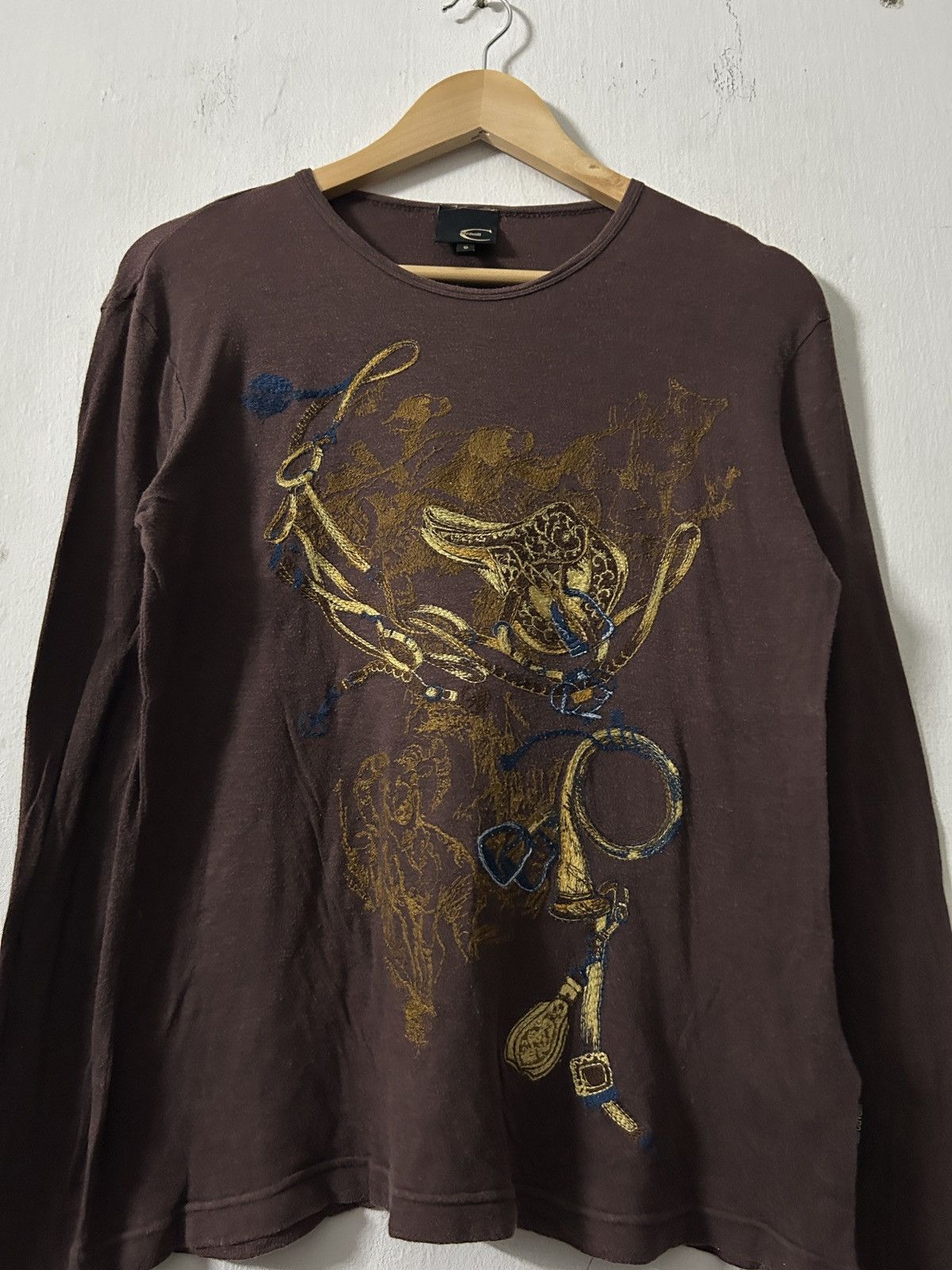 Just Cavalli Vintage avantgarde just cavalli archive longsleeve Size M / US 6-8 / IT 42-44 - 2 Thumbnail